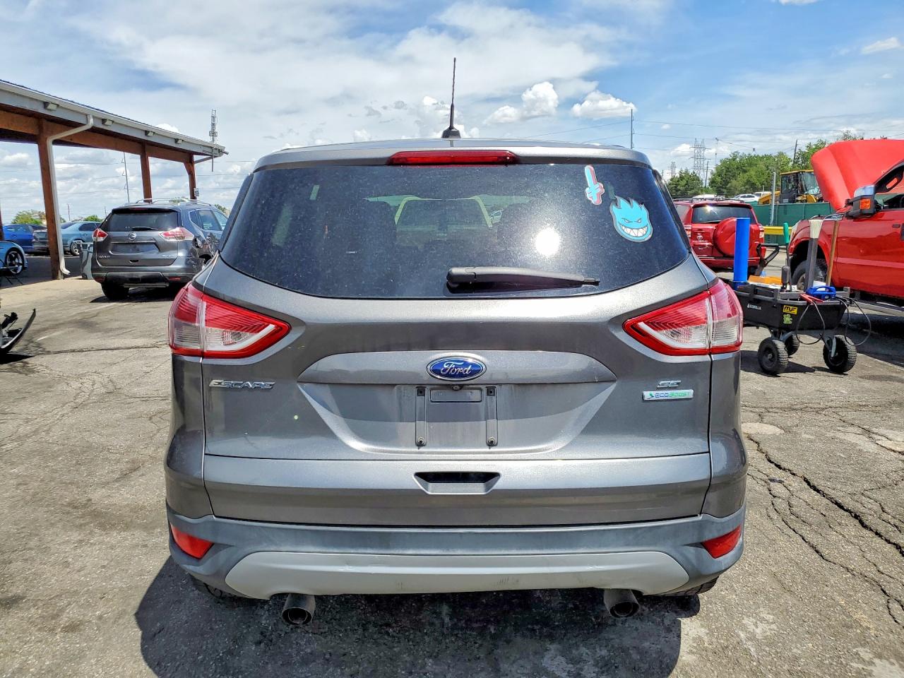 2014 Ford Escape Se Gray vin: 1FMCU0GX9EUB31962