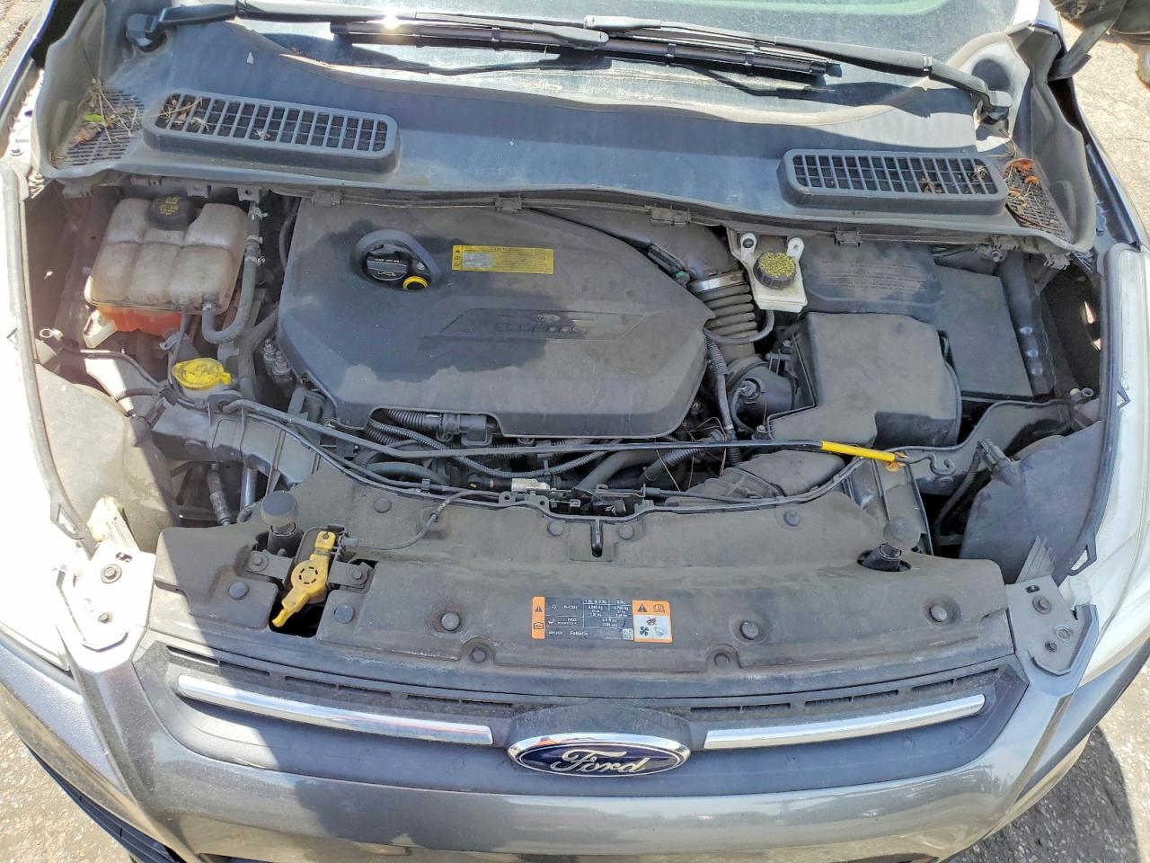 2014 Ford Escape Se Gray vin: 1FMCU0GX9EUB31962