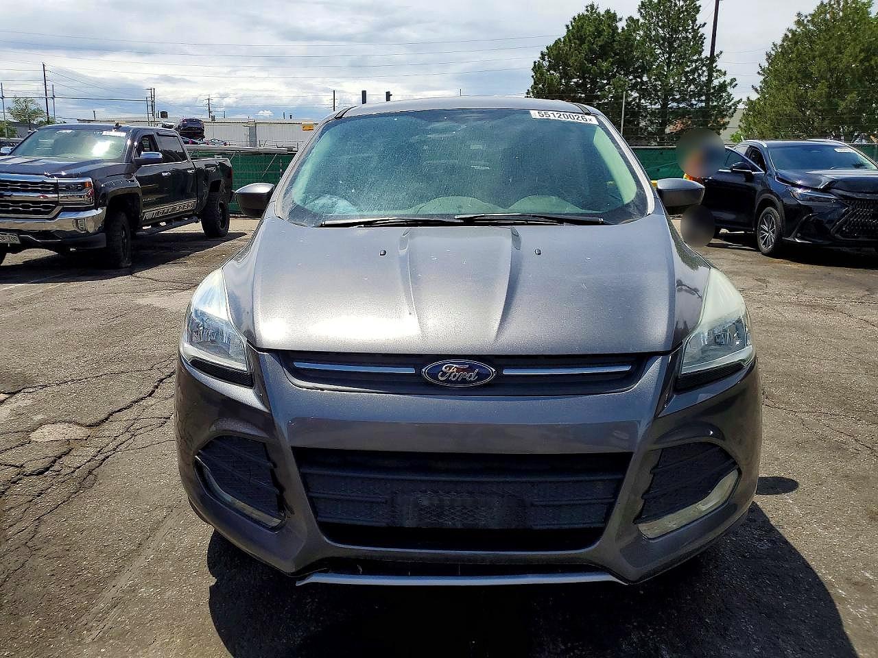 2014 Ford Escape Se Gray vin: 1FMCU0GX9EUB31962