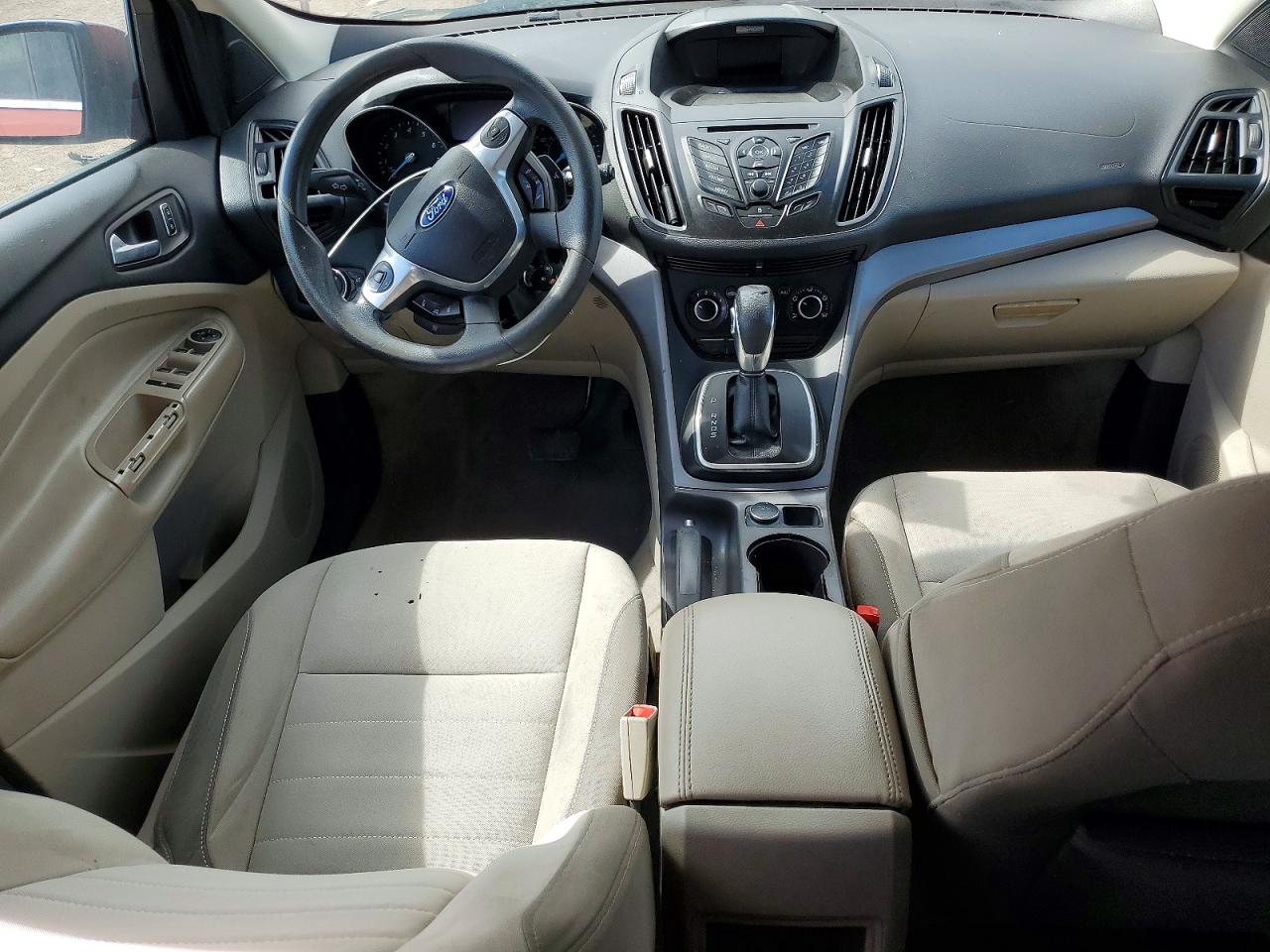 2014 Ford Escape Se Red vin: 1FMCU0GX9EUB43609