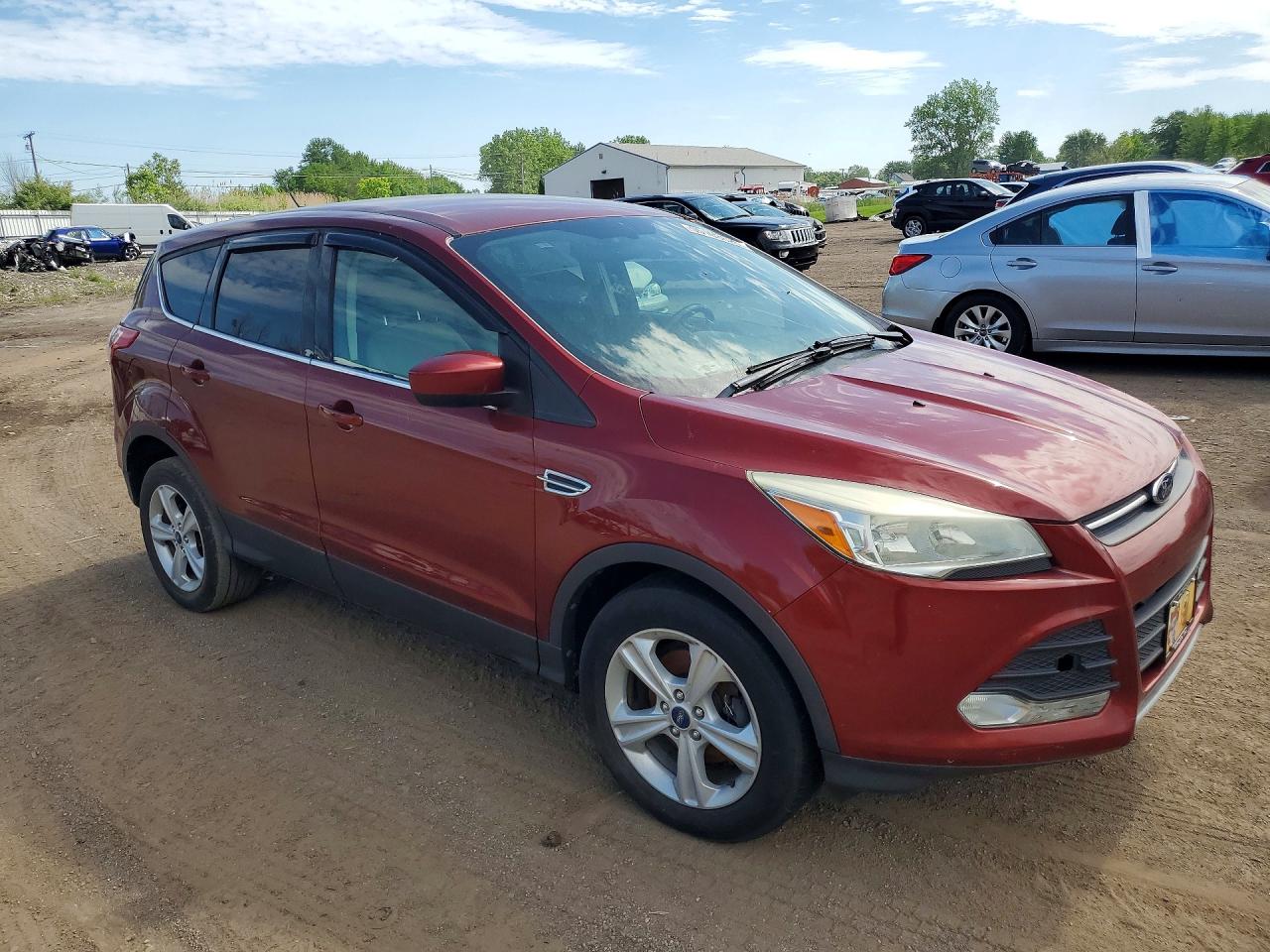 2014 Ford Escape Se Red vin: 1FMCU0GX9EUB43609