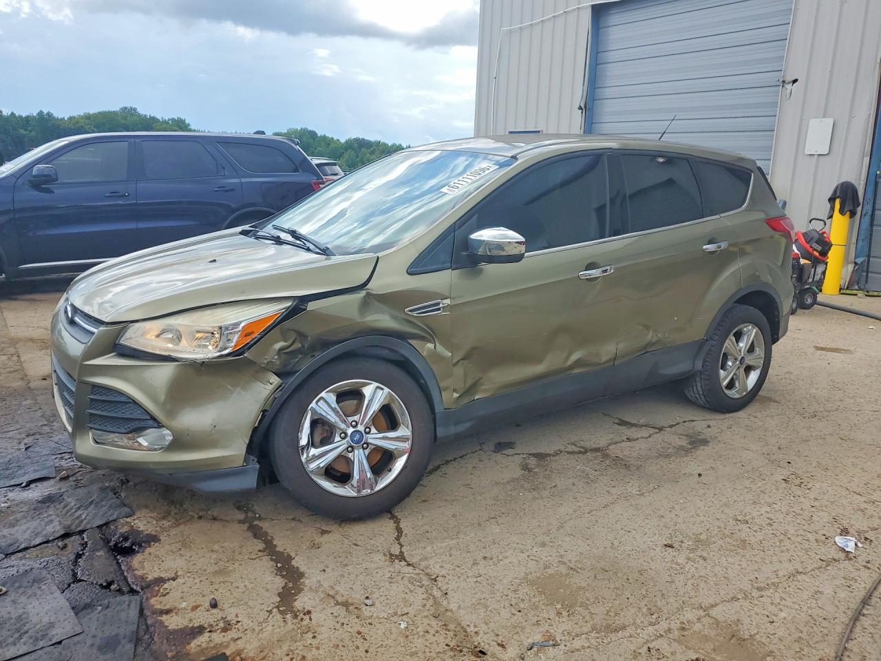 2014 Ford Escape Se Green vin: 1FMCU0GX9EUB48826