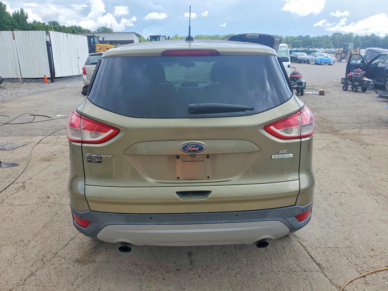 2014 Ford Escape Se Green vin: 1FMCU0GX9EUB48826