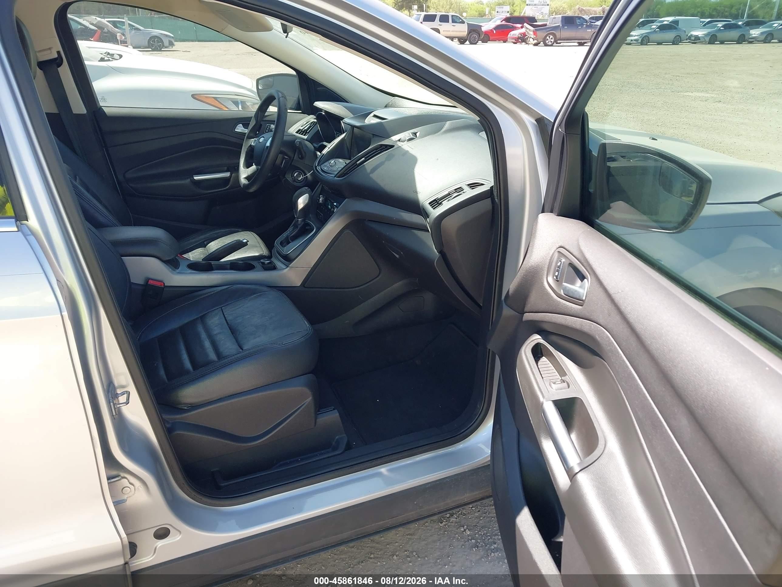 2014 Ford Escape Se Silver vin: 1FMCU0GX9EUB69417