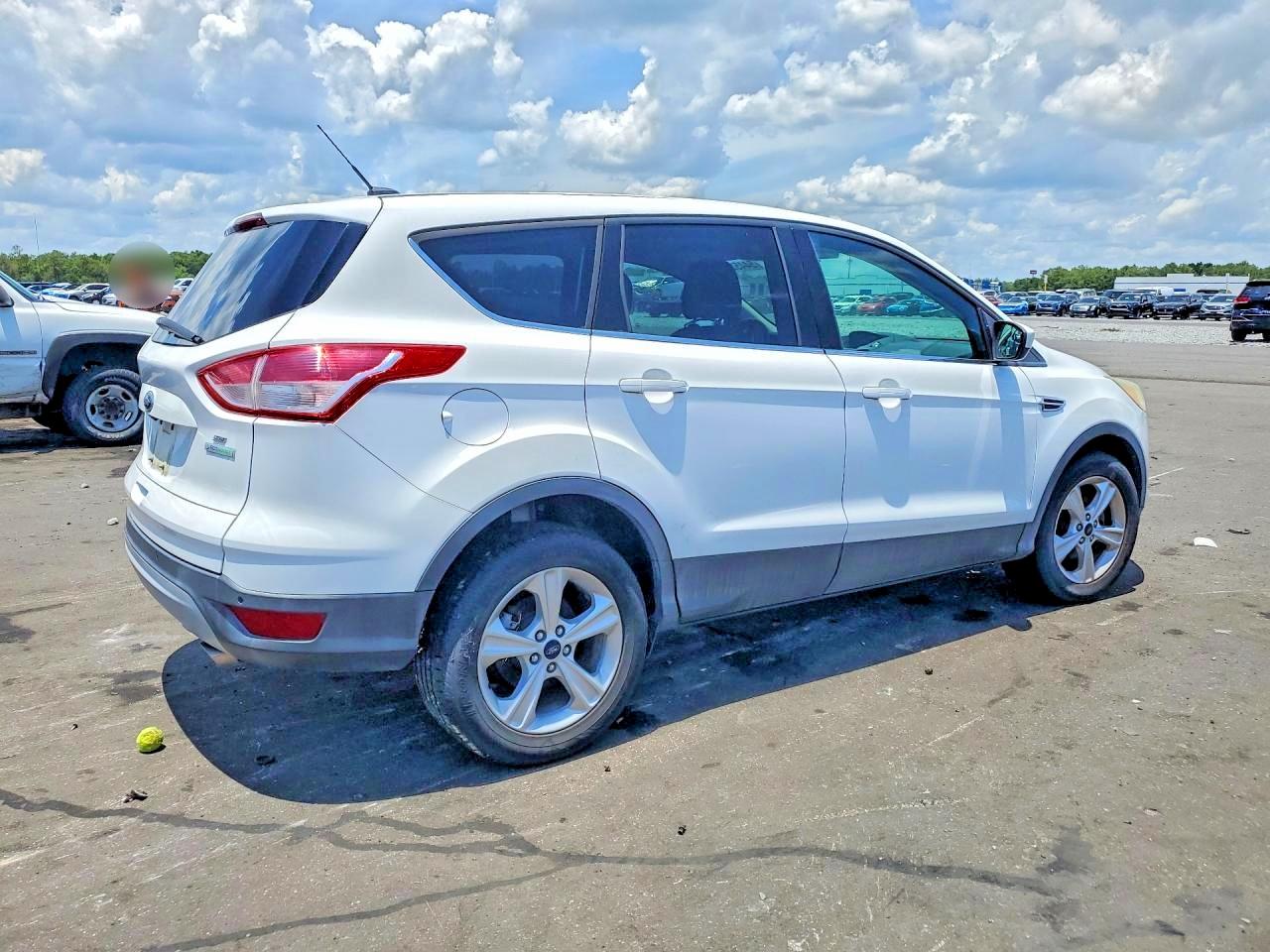 2014 Ford Escape Se Белый vin: 1FMCU0GX9EUC02805