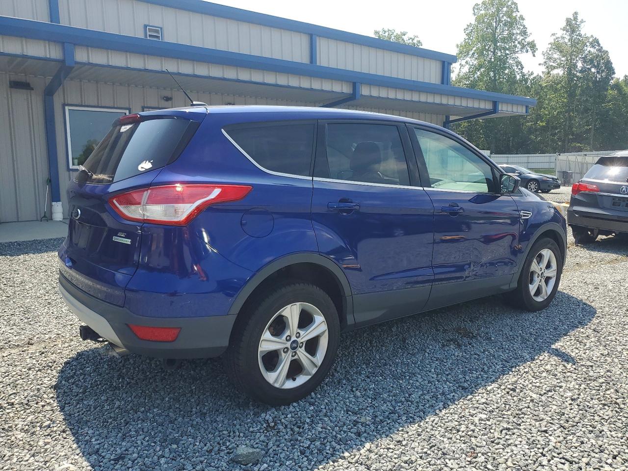 2014 Ford Escape Se Синий vin: 1FMCU0GX9EUC04652