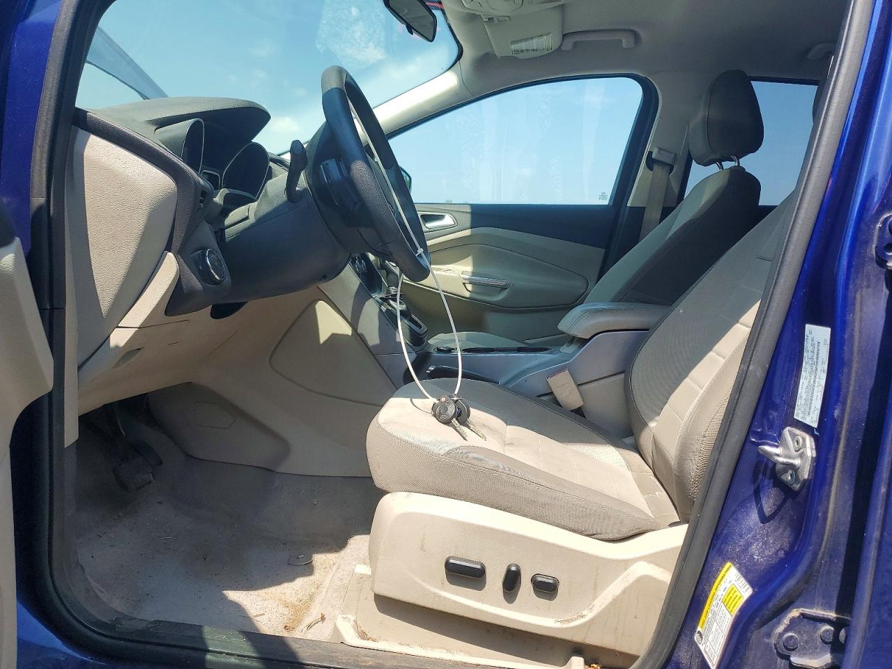 2014 Ford Escape Se Синий vin: 1FMCU0GX9EUC04652