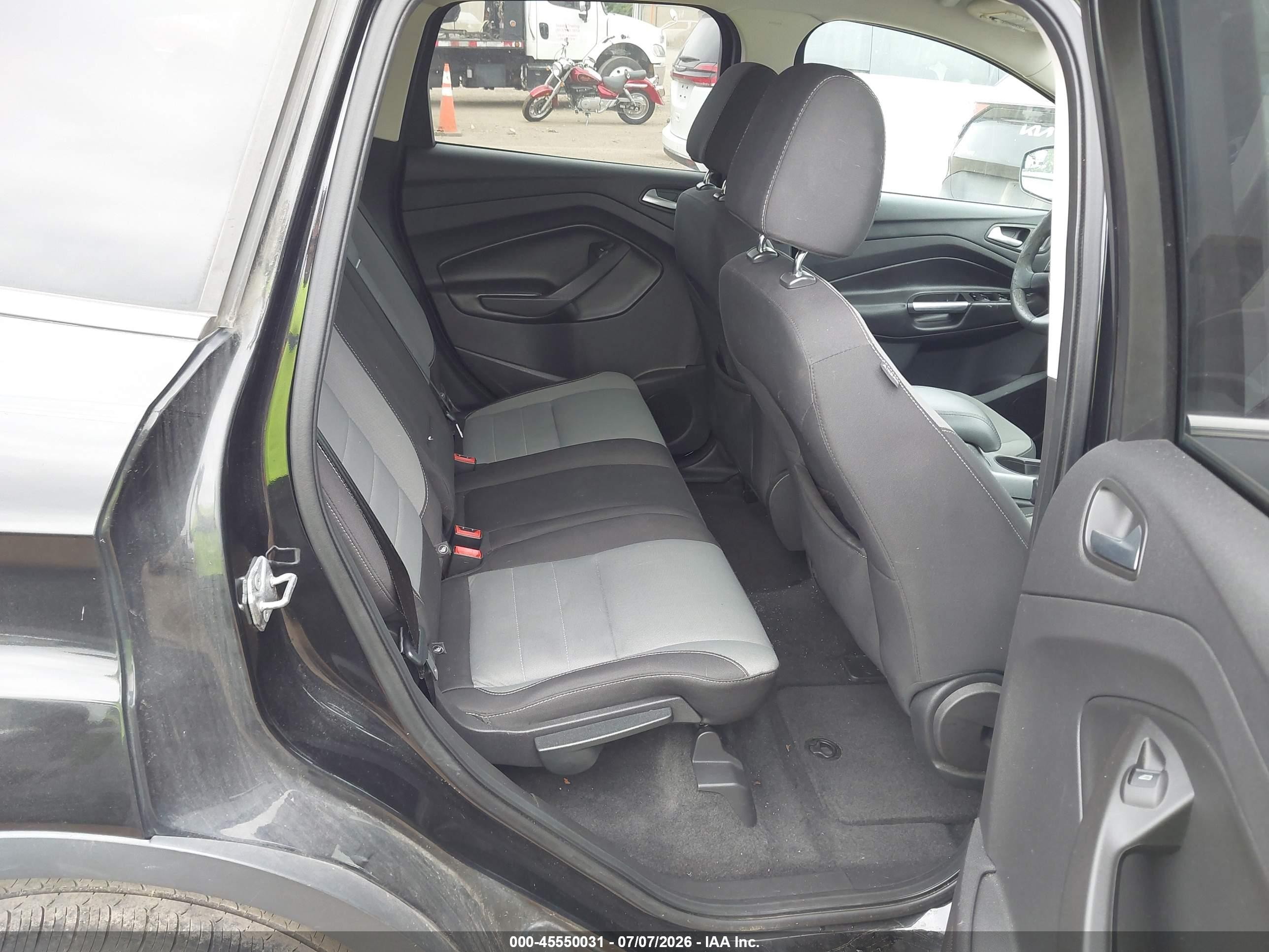 2014 Ford Escape Se Black vin: 1FMCU0GX9EUC28904
