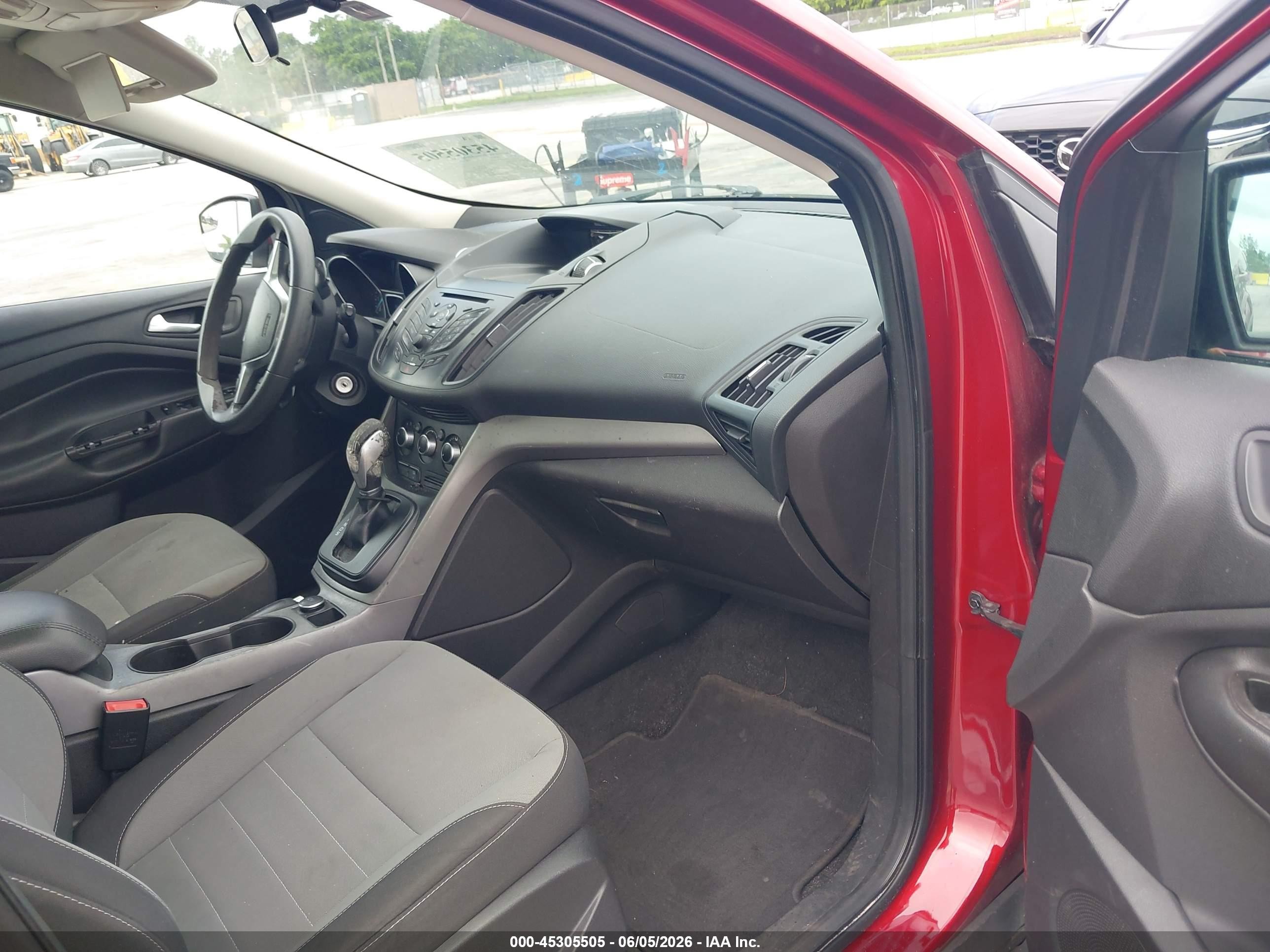 2014 Ford Escape Se Red vin: 1FMCU0GX9EUC49428
