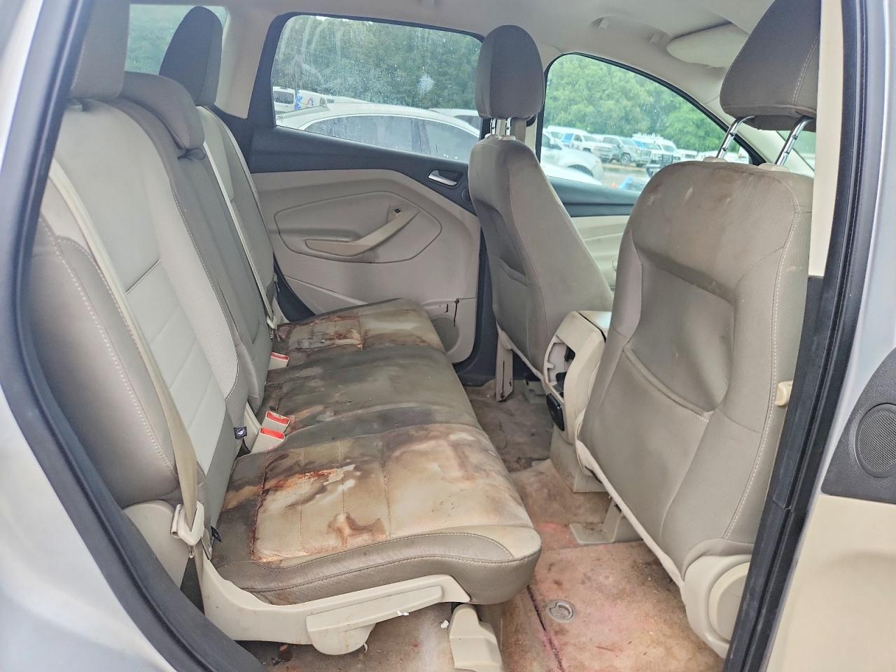 2014 Ford Escape Se Silver vin: 1FMCU0GX9EUC49509