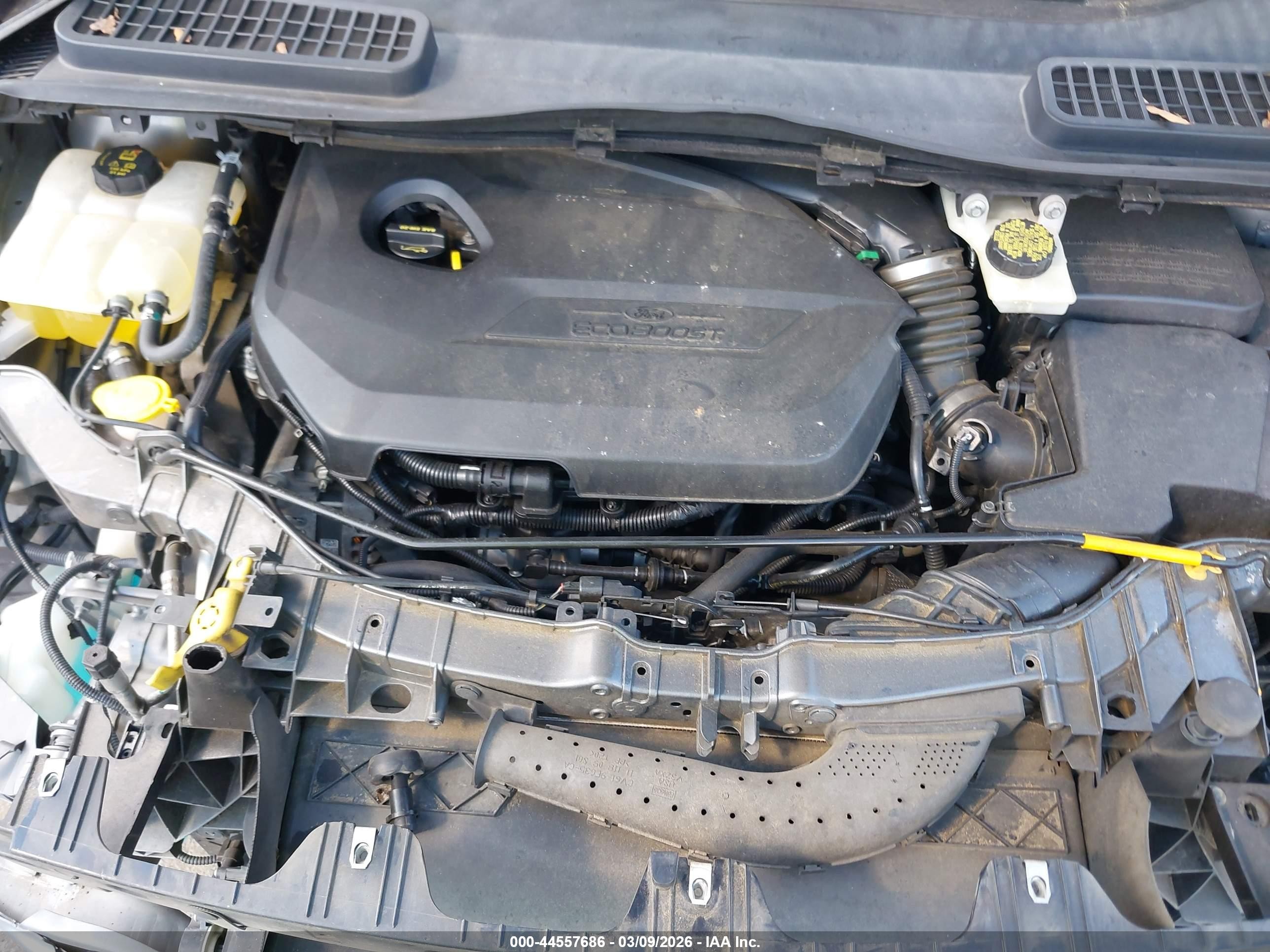 2014 Ford Escape Se Gray vin: 1FMCU0GX9EUC89671