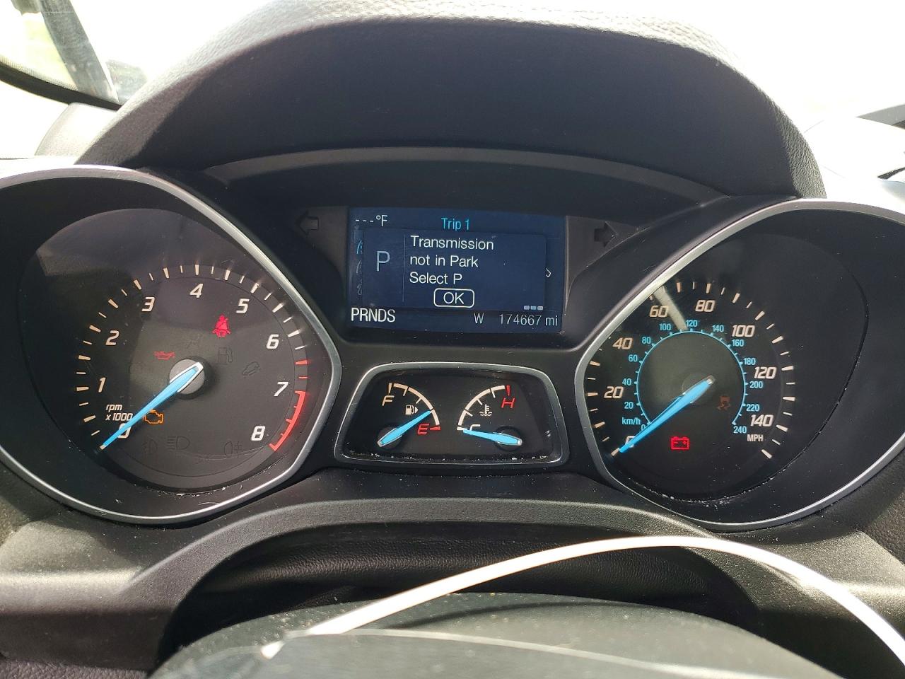 2014 Ford Escape Se Gray vin: 1FMCU0GX9EUD02743