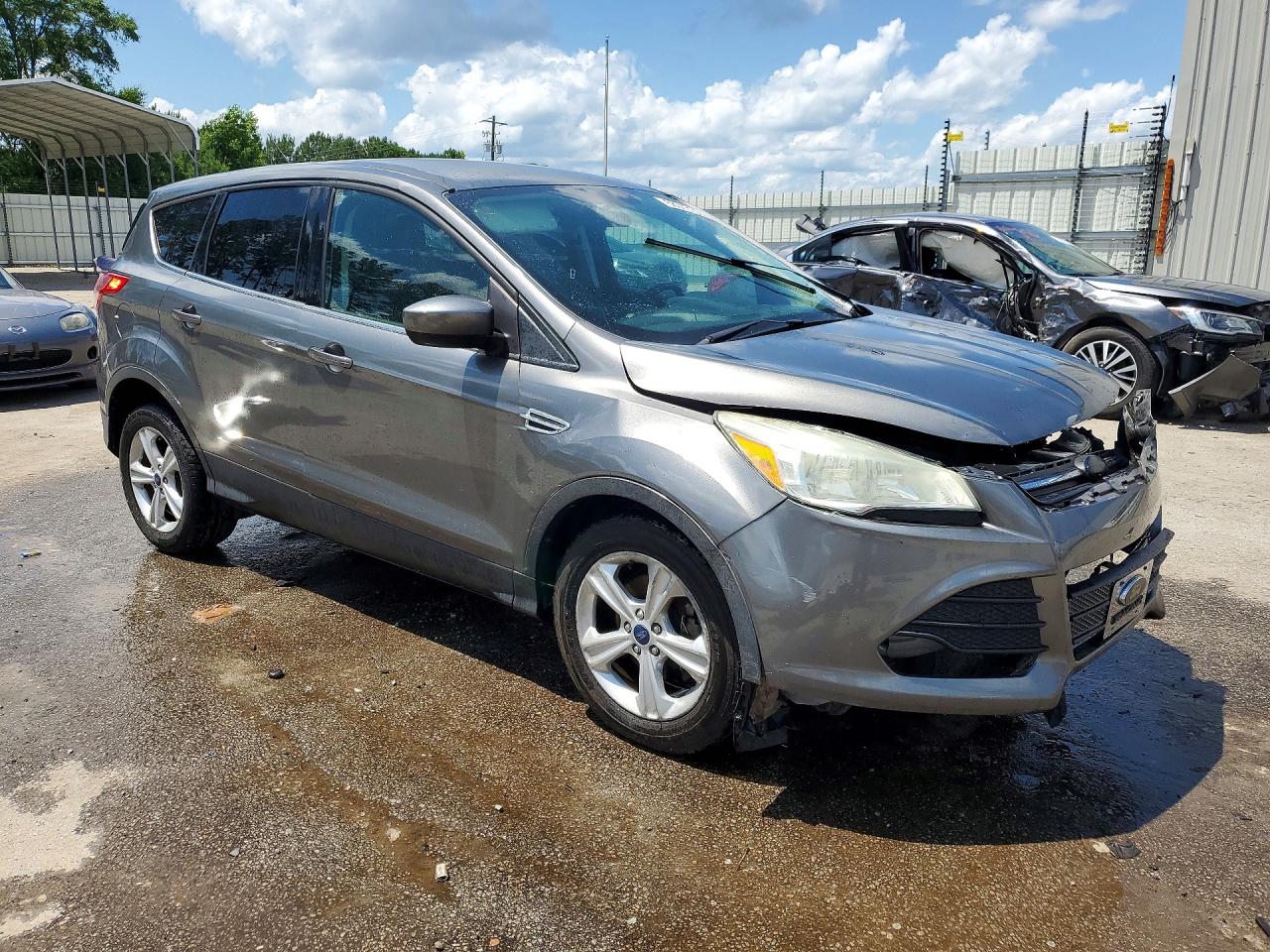 2014 Ford Escape Se Gray vin: 1FMCU0GX9EUD02743