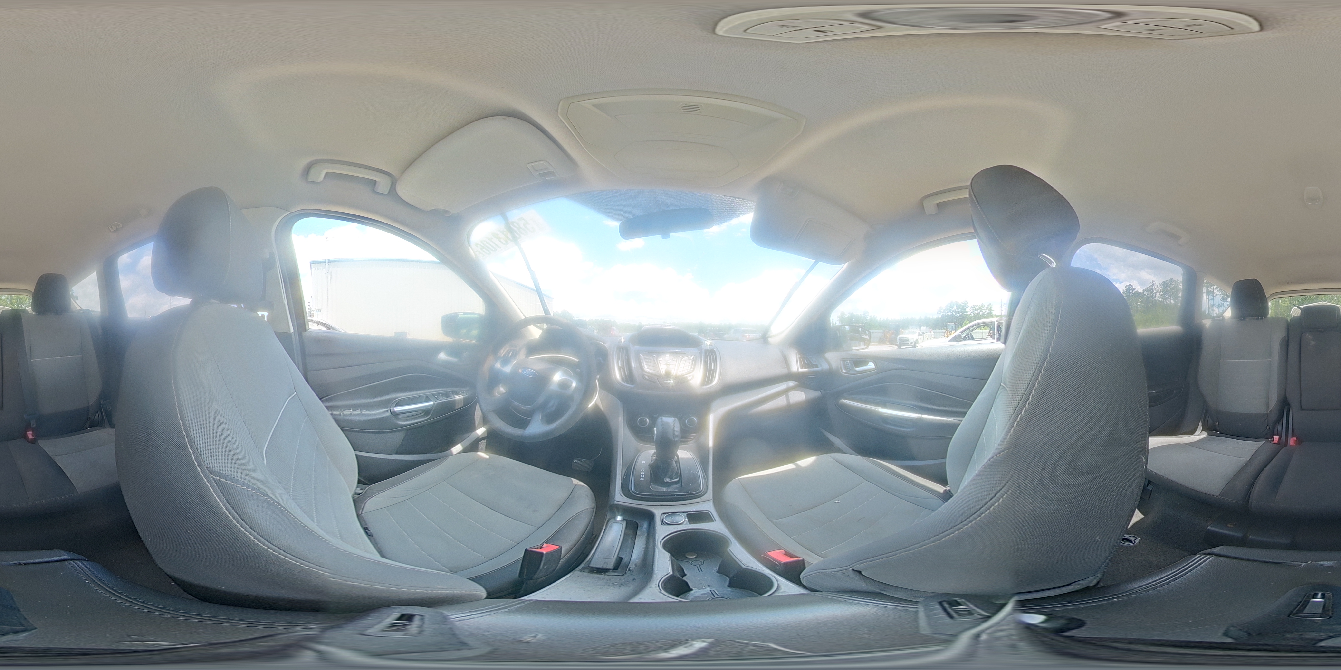 2014 Ford Escape Se Gray vin: 1FMCU0GX9EUD02743