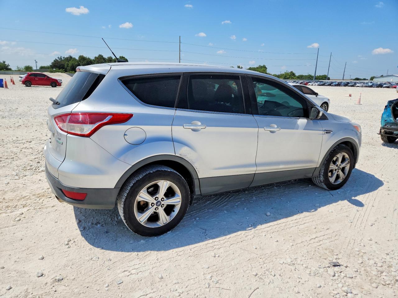 2014 Ford Escape Se Silver vin: 1FMCU0GX9EUD49965