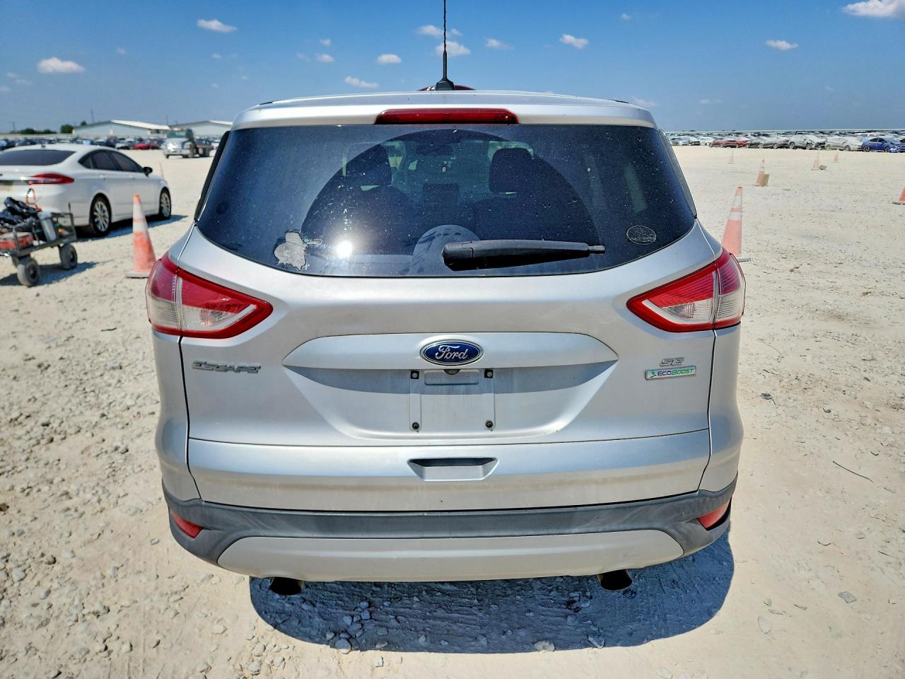 2014 Ford Escape Se Silver vin: 1FMCU0GX9EUD49965