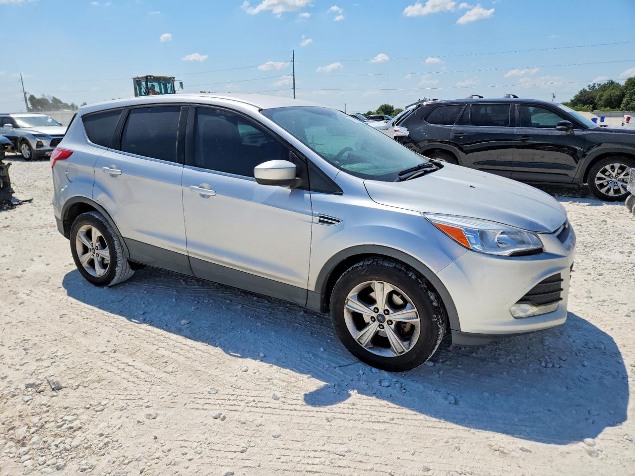 2014 Ford Escape Se Silver vin: 1FMCU0GX9EUD49965