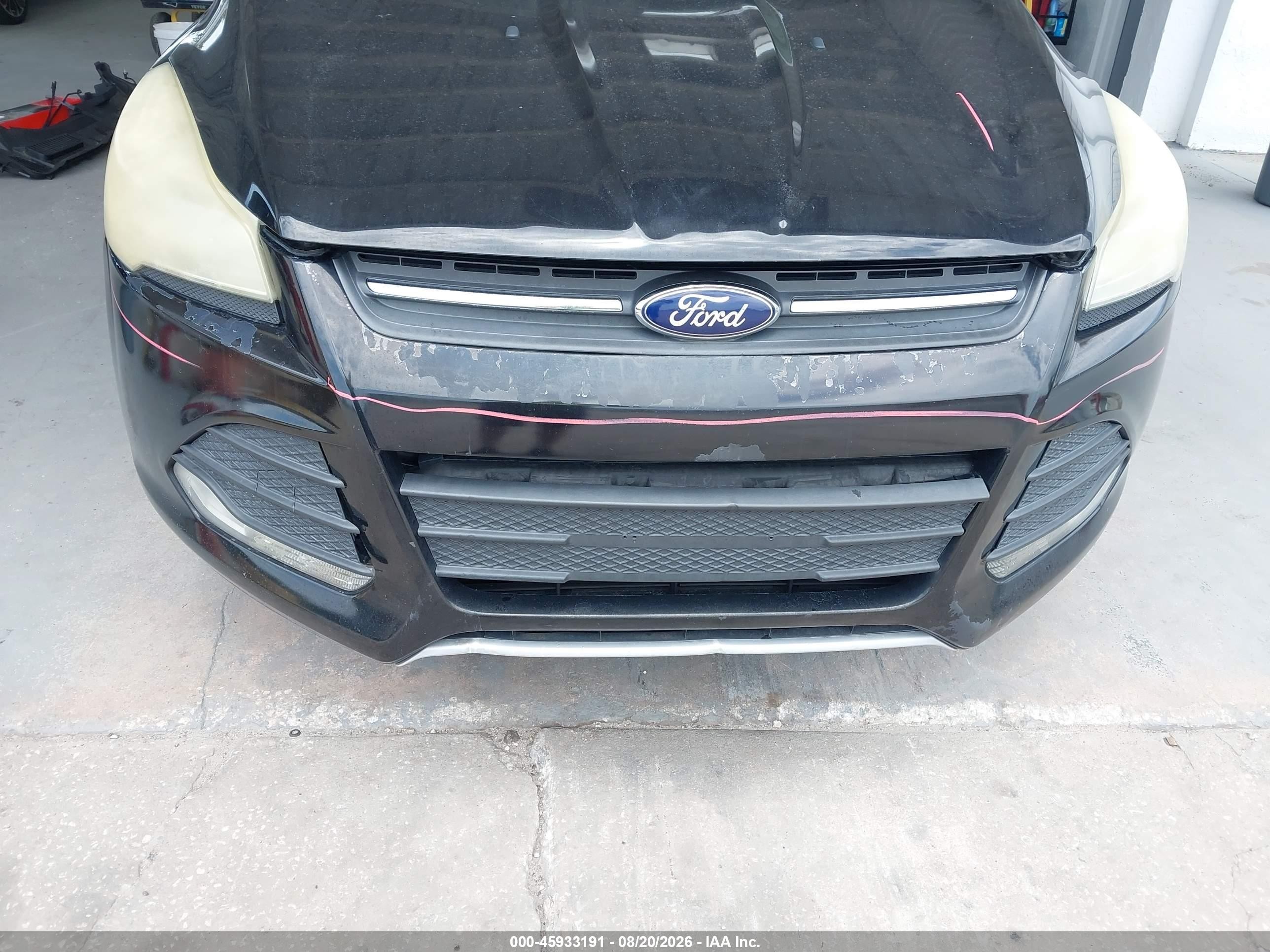 2014 Ford Escape Se Black vin: 1FMCU0GX9EUD59248