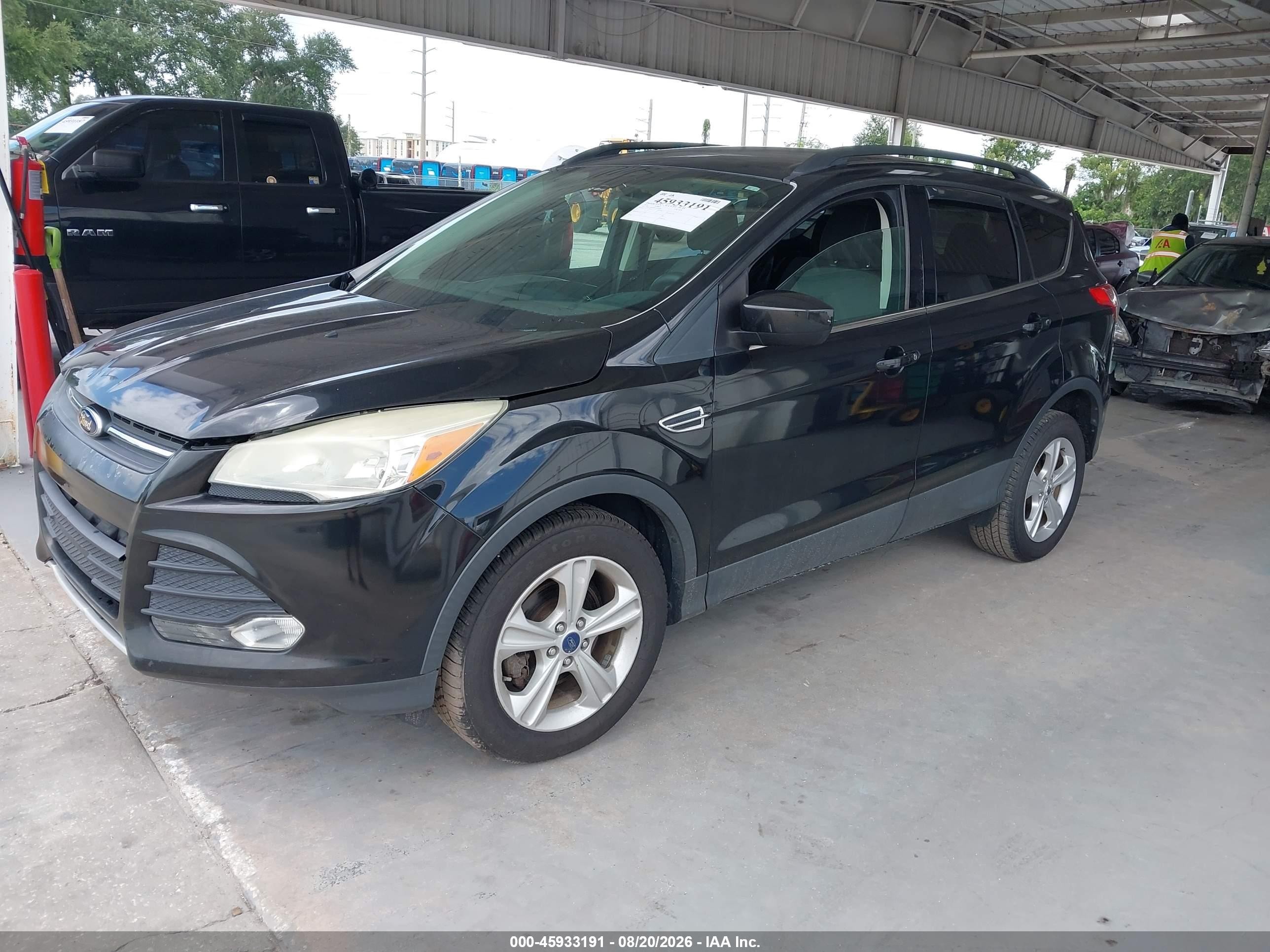2014 Ford Escape Se Black vin: 1FMCU0GX9EUD59248