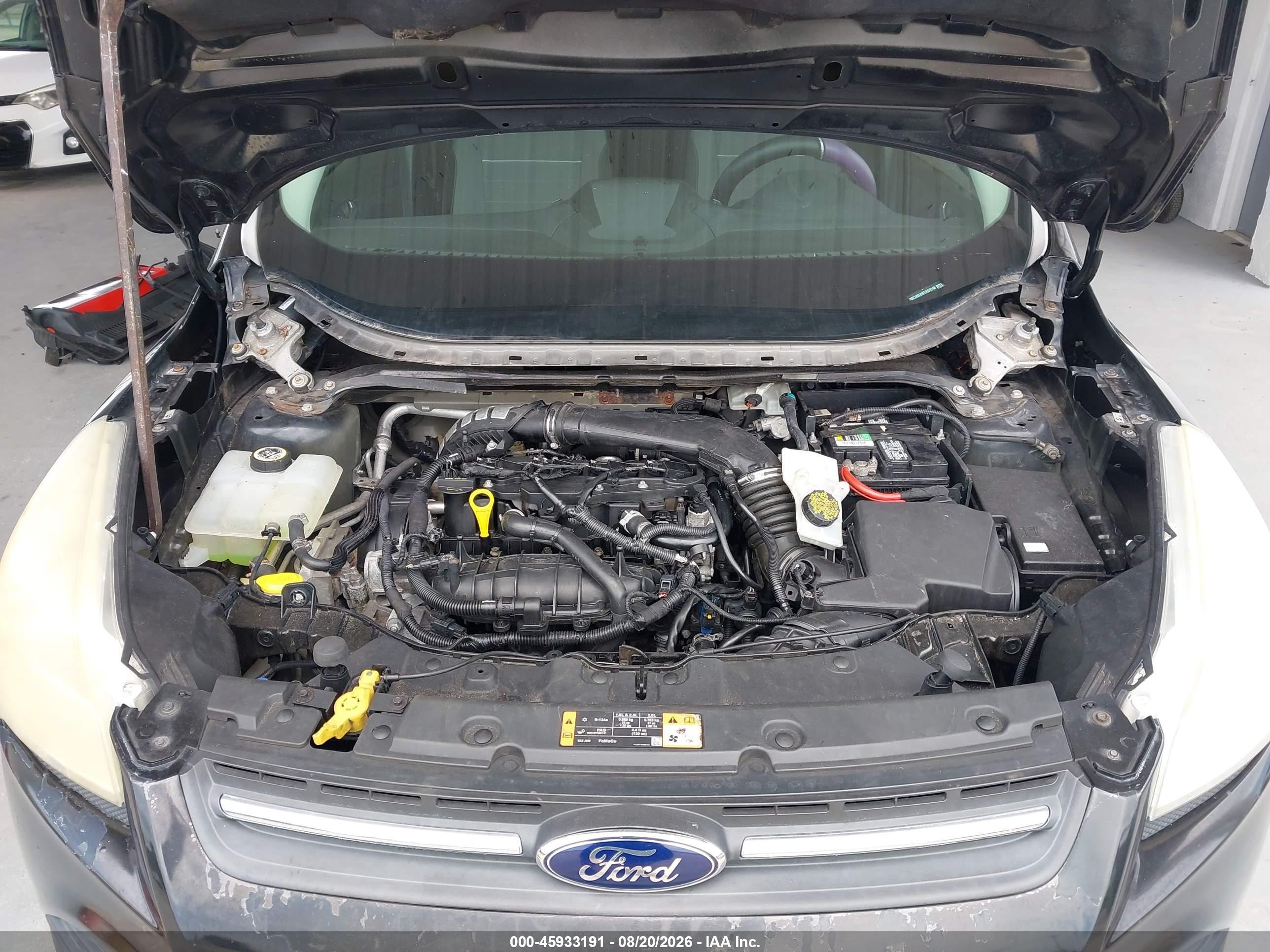 2014 Ford Escape Se Black vin: 1FMCU0GX9EUD59248