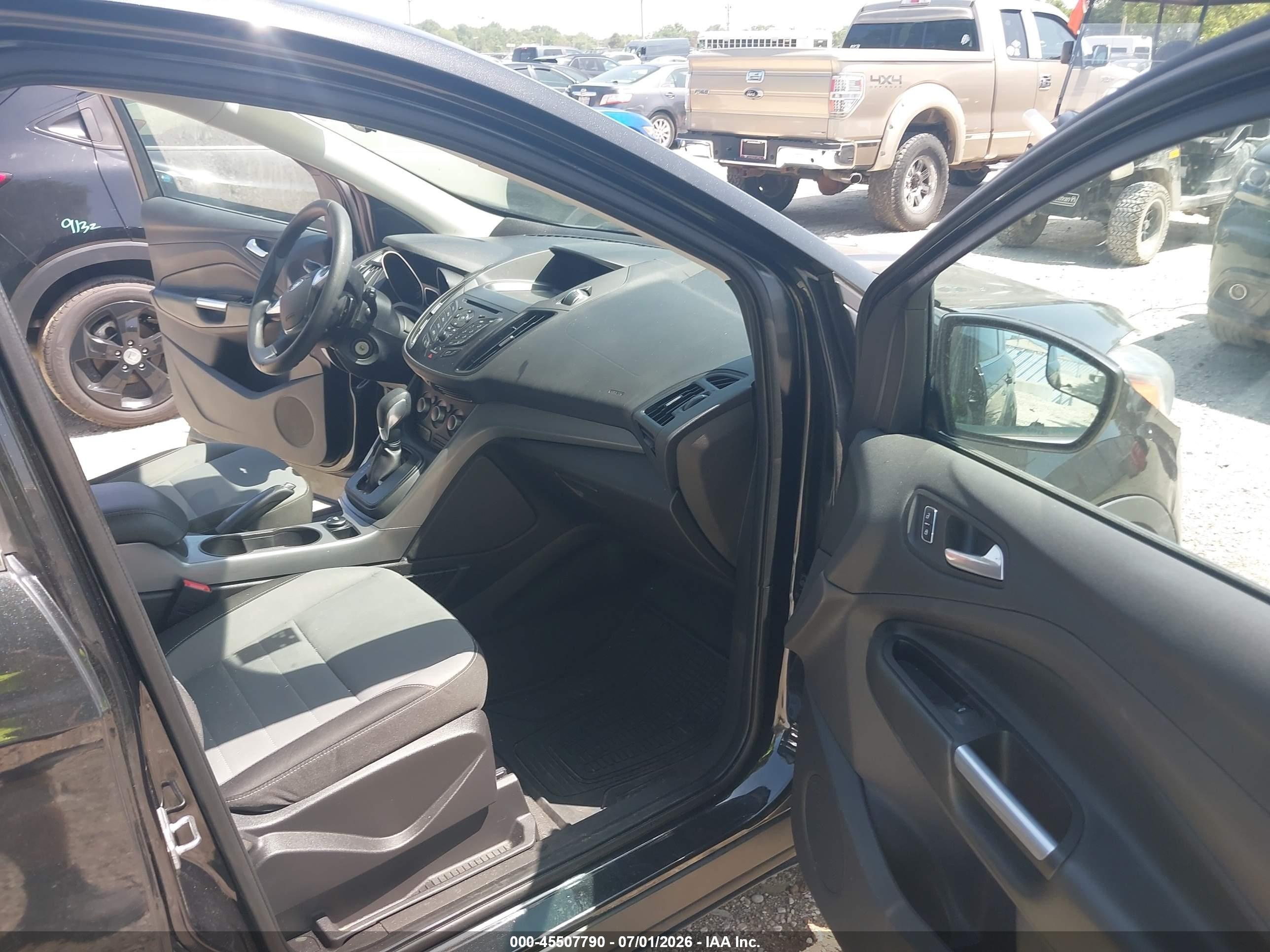 2014 Ford Escape Se Black vin: 1FMCU0GX9EUE09548
