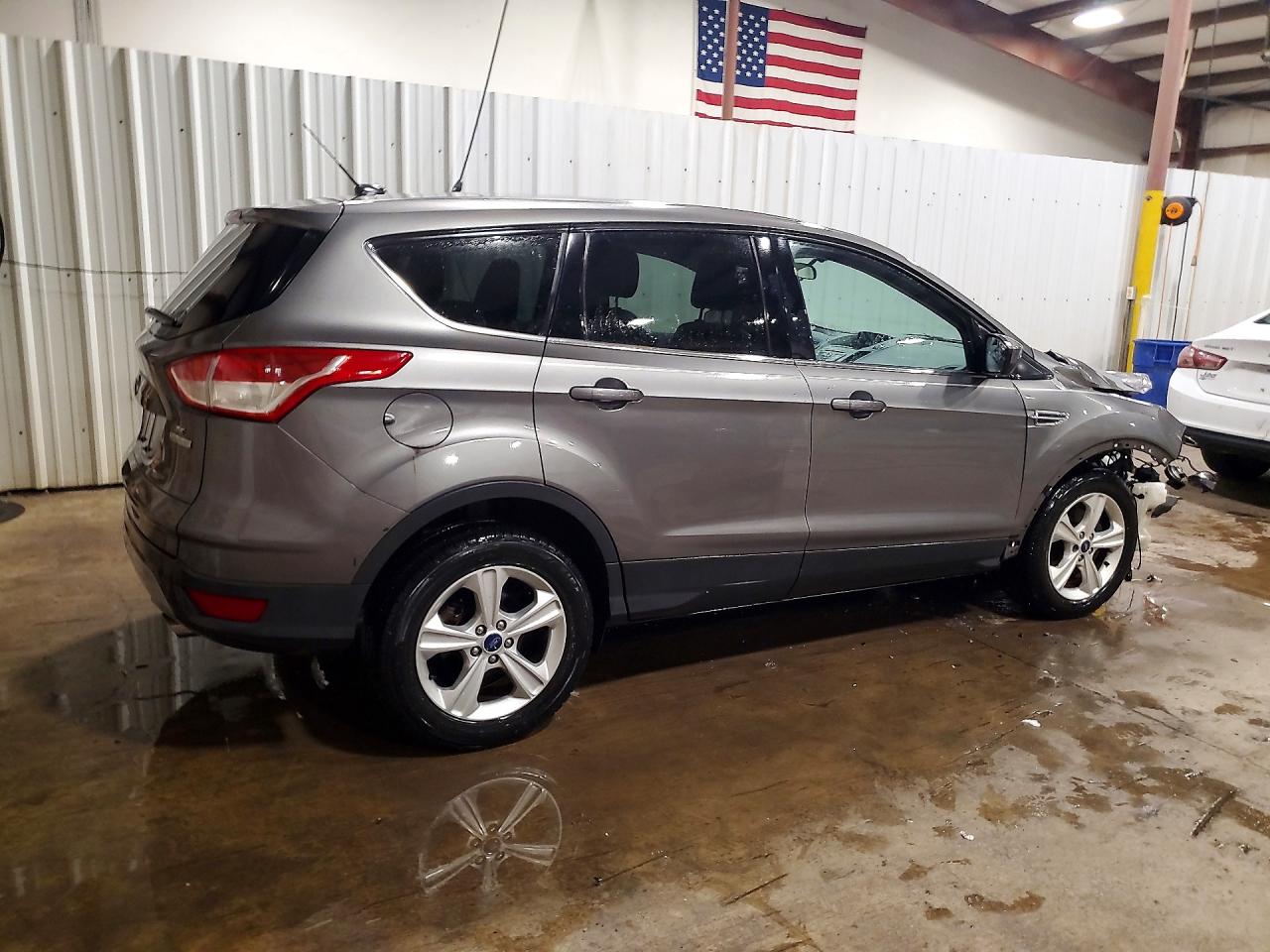 2014 Ford Escape Se Gray vin: 1FMCU0GX9EUE19657