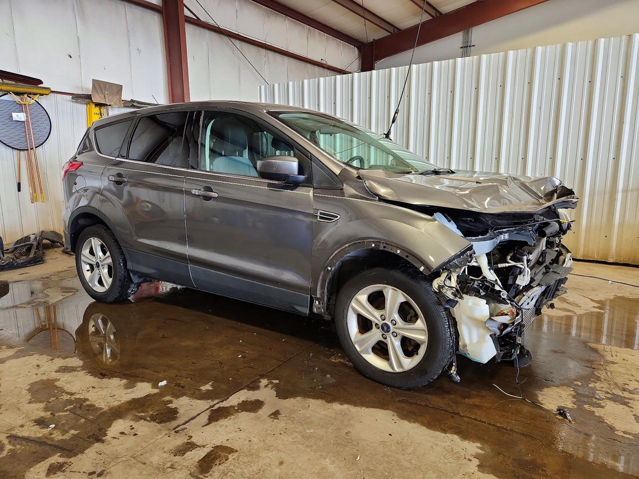 2014 Ford Escape Se Gray vin: 1FMCU0GX9EUE19657