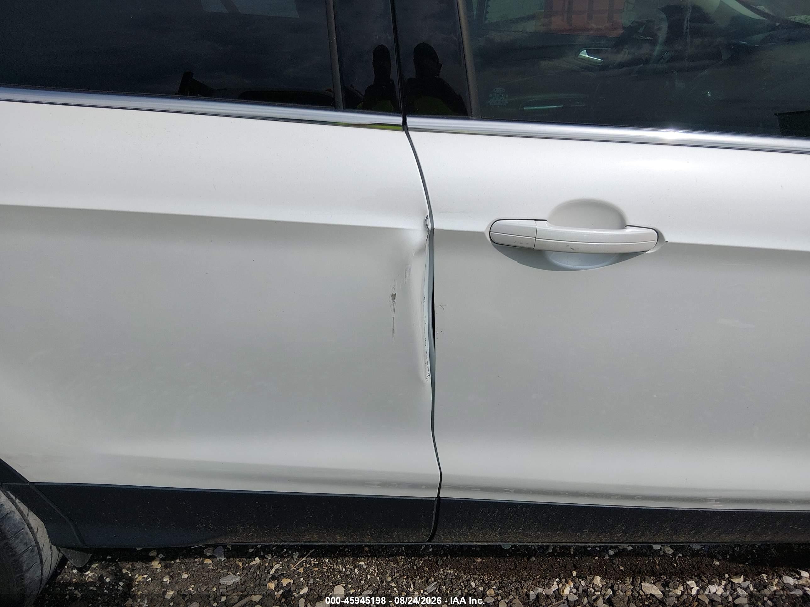 2015 Ford Escape Se White vin: 1FMCU0GX9FUA07417