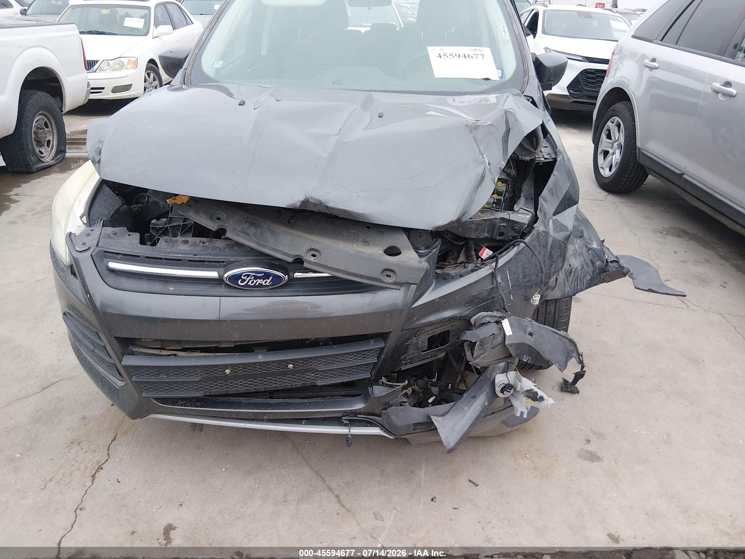2015 Ford Escape Se Gray vin: 1FMCU0GX9FUA07501