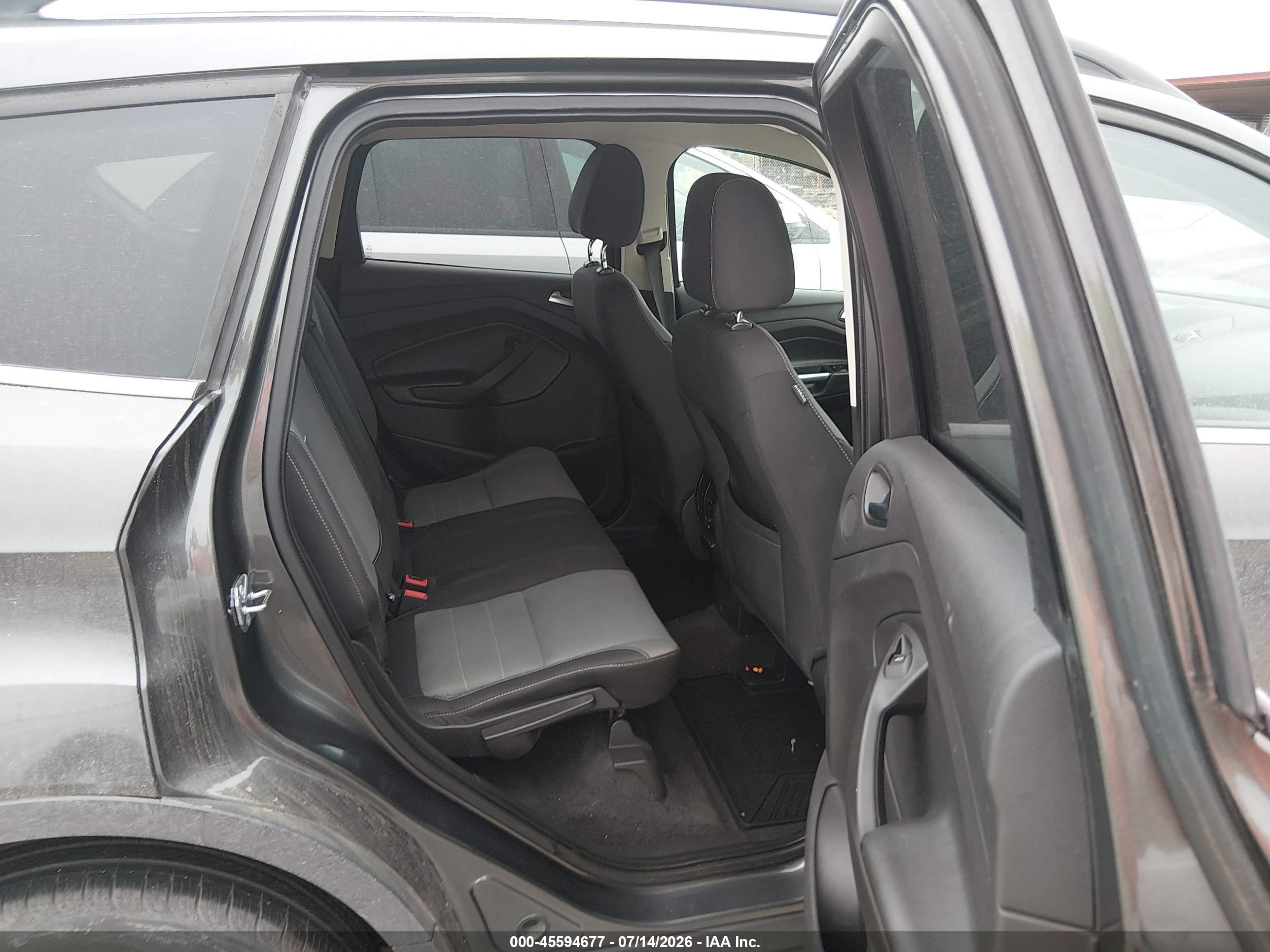 2015 Ford Escape Se Gray vin: 1FMCU0GX9FUA07501
