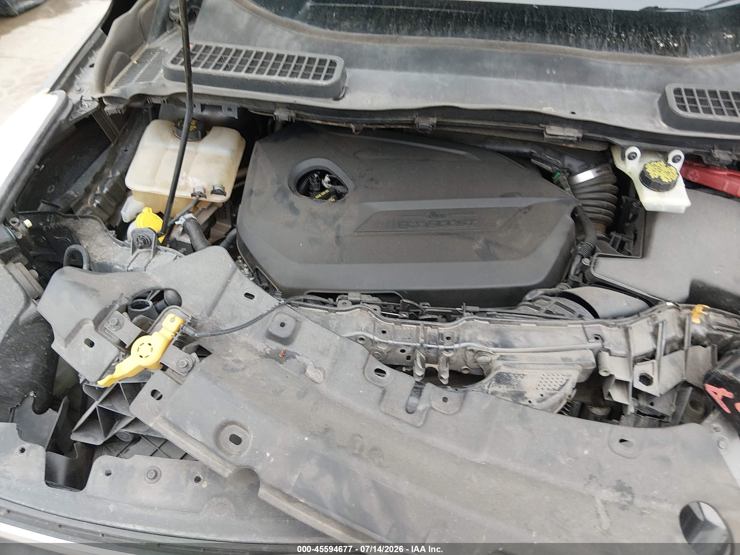 2015 Ford Escape Se Gray vin: 1FMCU0GX9FUA07501