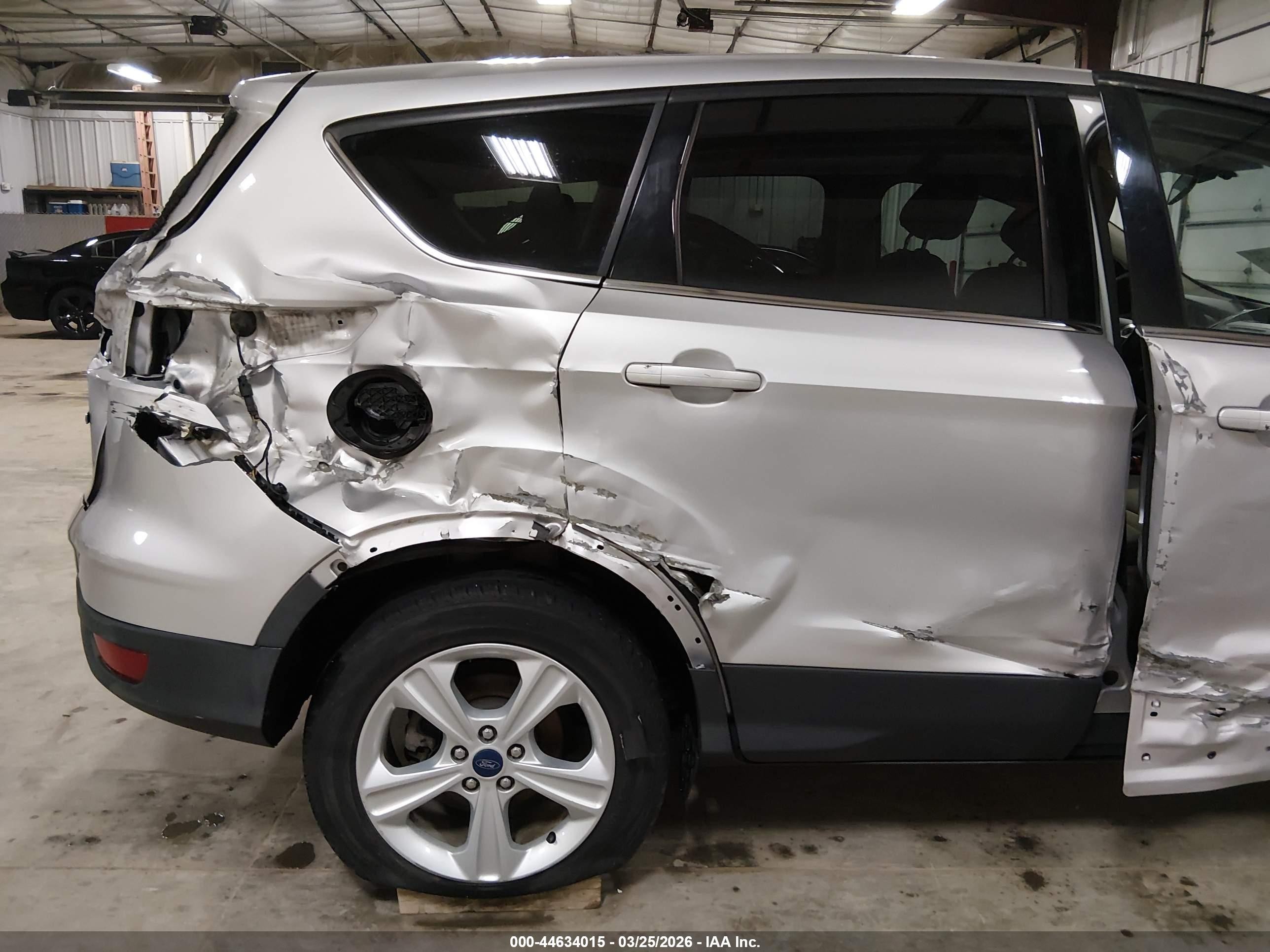 2015 Ford Escape Se Silver vin: 1FMCU0GX9FUA25920