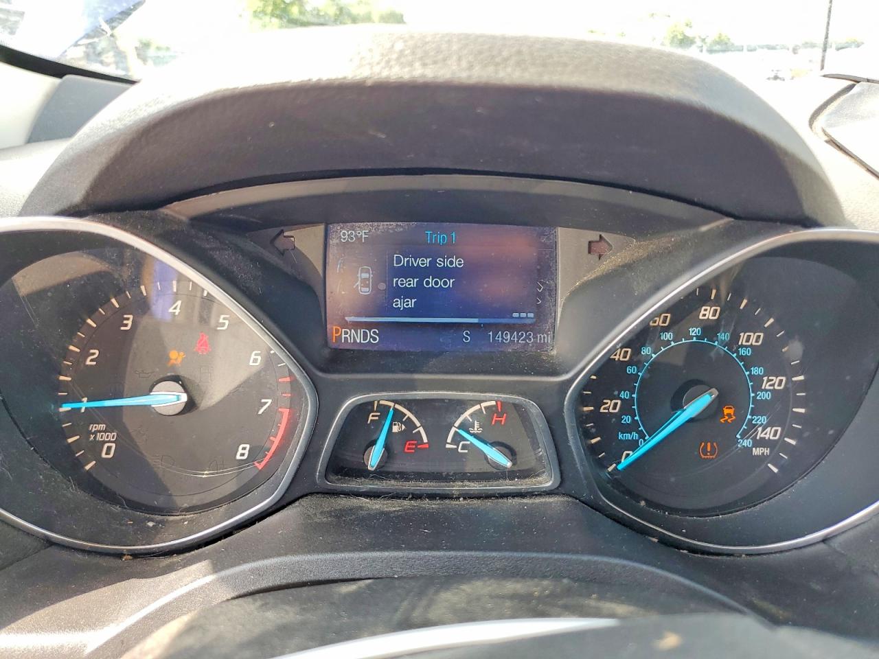 2015 Ford Escape Se Blue vin: 1FMCU0GX9FUA41017