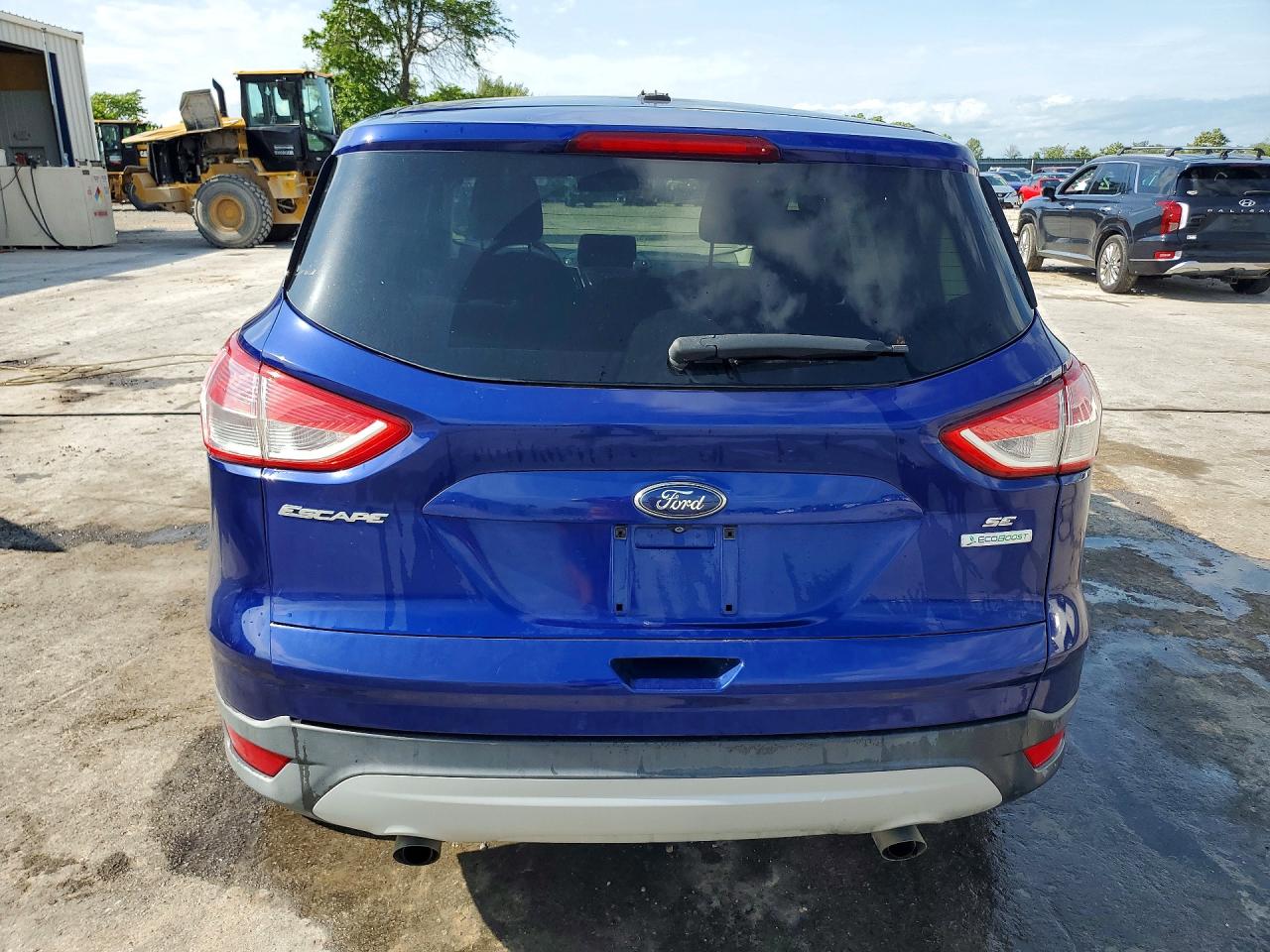 2015 Ford Escape Se Blue vin: 1FMCU0GX9FUA41017