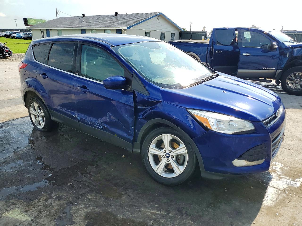 2015 Ford Escape Se Blue vin: 1FMCU0GX9FUA41017