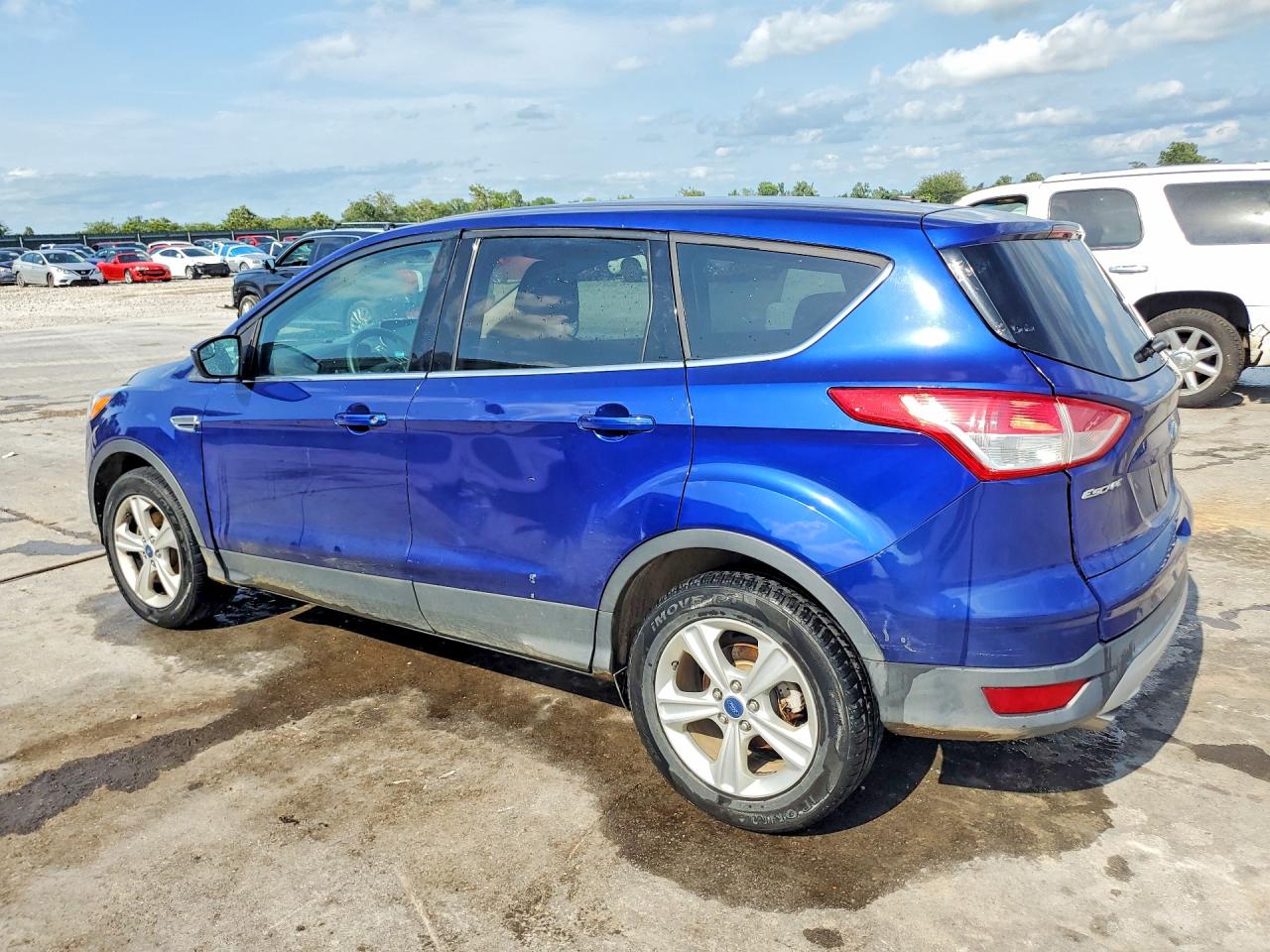2015 Ford Escape Se Blue vin: 1FMCU0GX9FUA41017