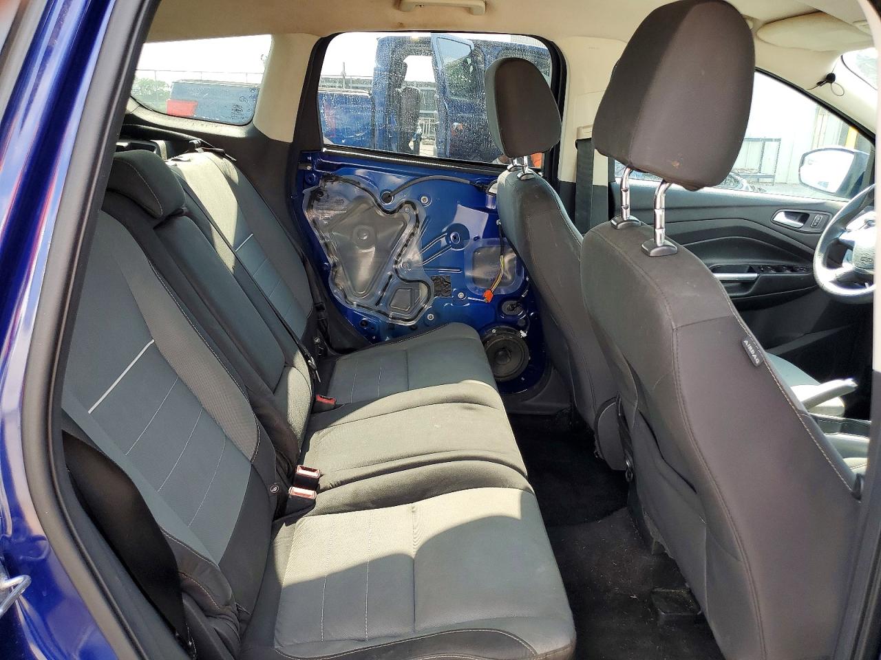 2015 Ford Escape Se Blue vin: 1FMCU0GX9FUA41017