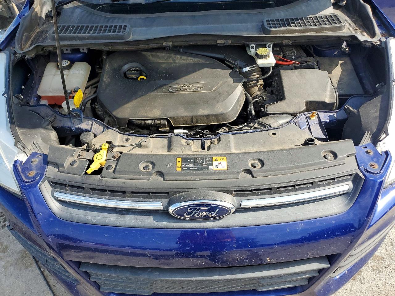 2015 Ford Escape Se Blue vin: 1FMCU0GX9FUA41017