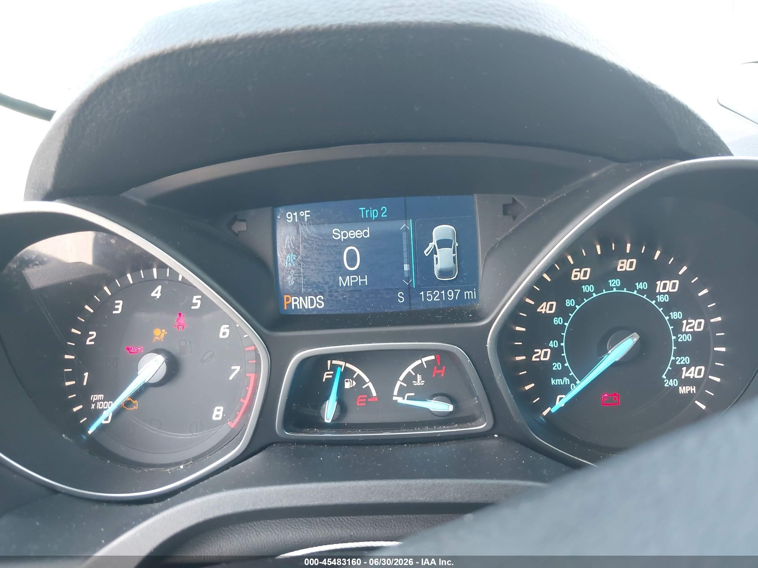 2015 Ford Escape Se Gray vin: 1FMCU0GX9FUA68184