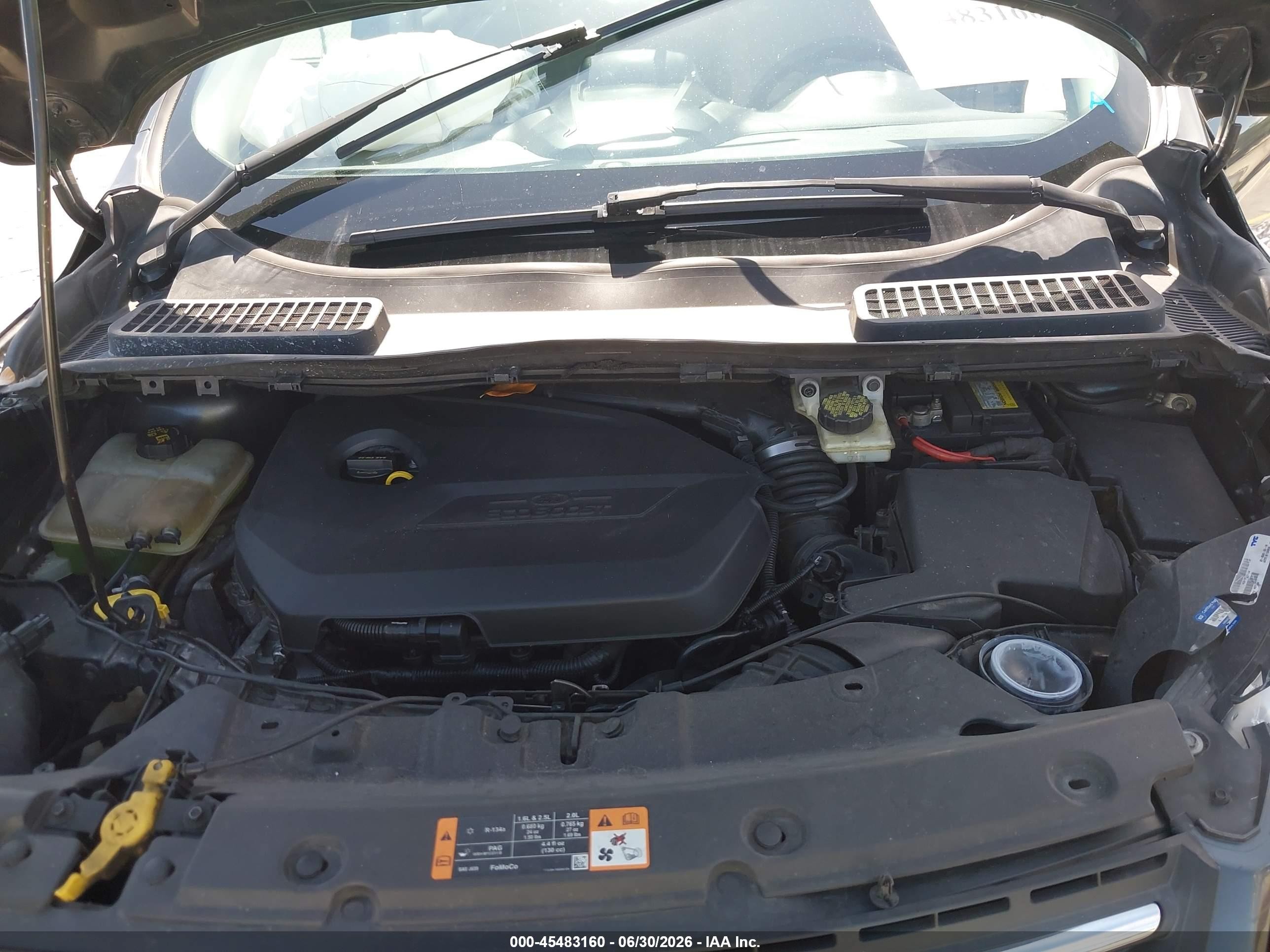 2015 Ford Escape Se Gray vin: 1FMCU0GX9FUA68184