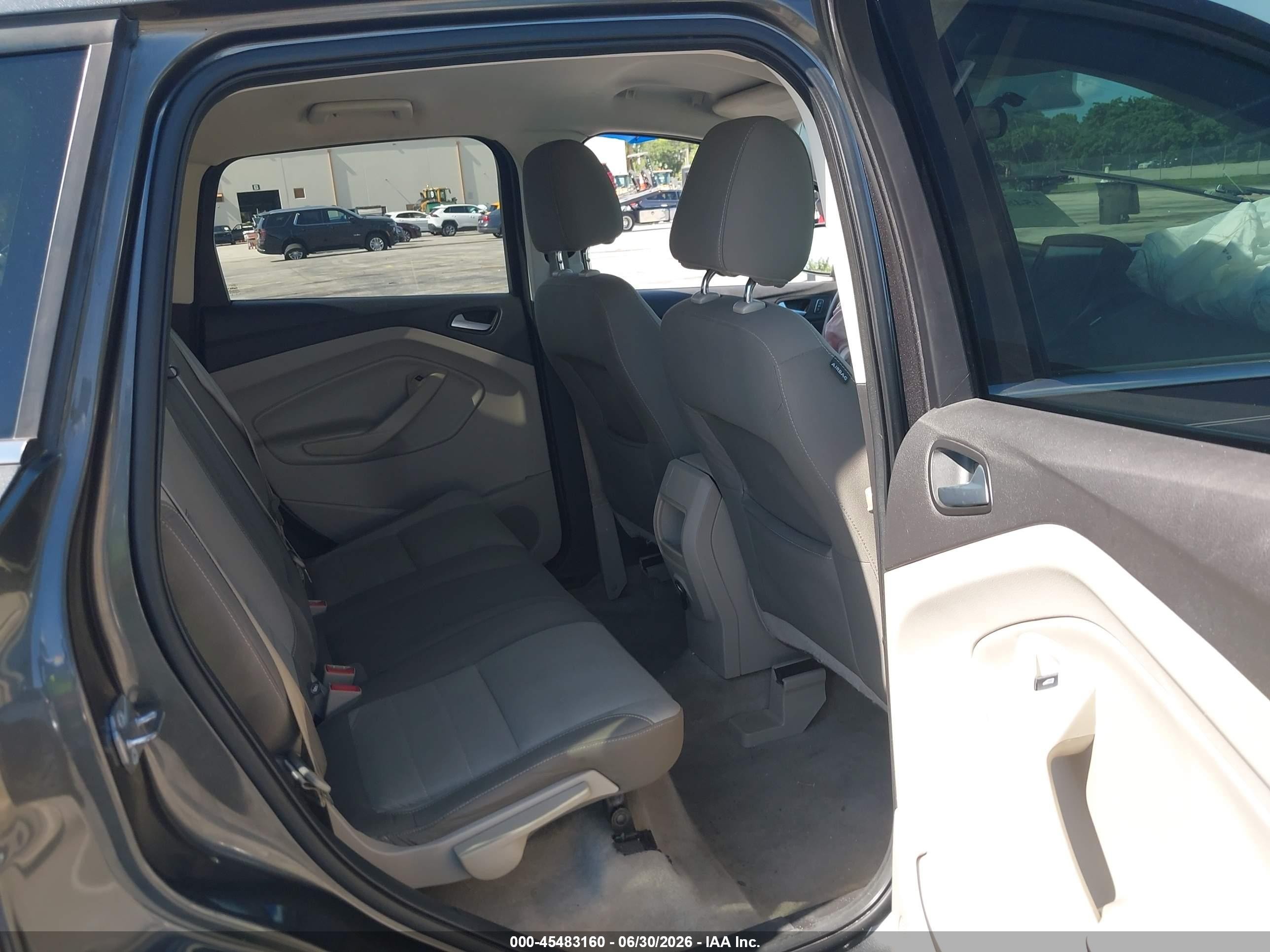 2015 Ford Escape Se Gray vin: 1FMCU0GX9FUA68184