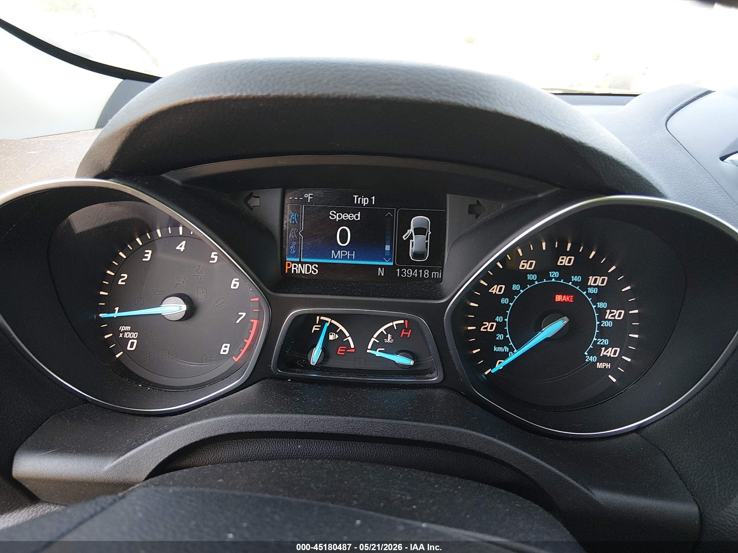 2015 Ford Escape Se White vin: 1FMCU0GX9FUA73384