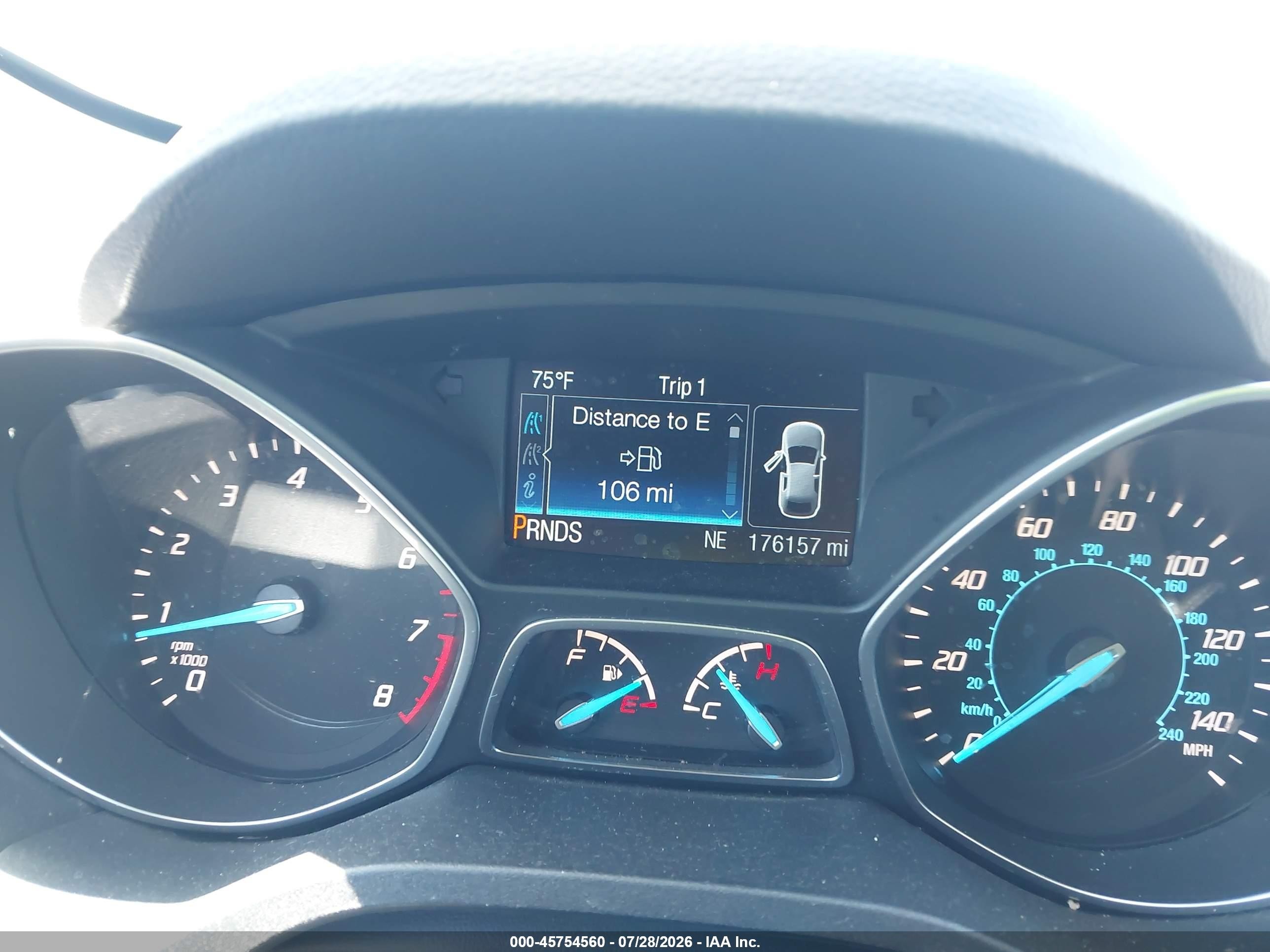 2015 Ford Escape Se White vin: 1FMCU0GX9FUB33664