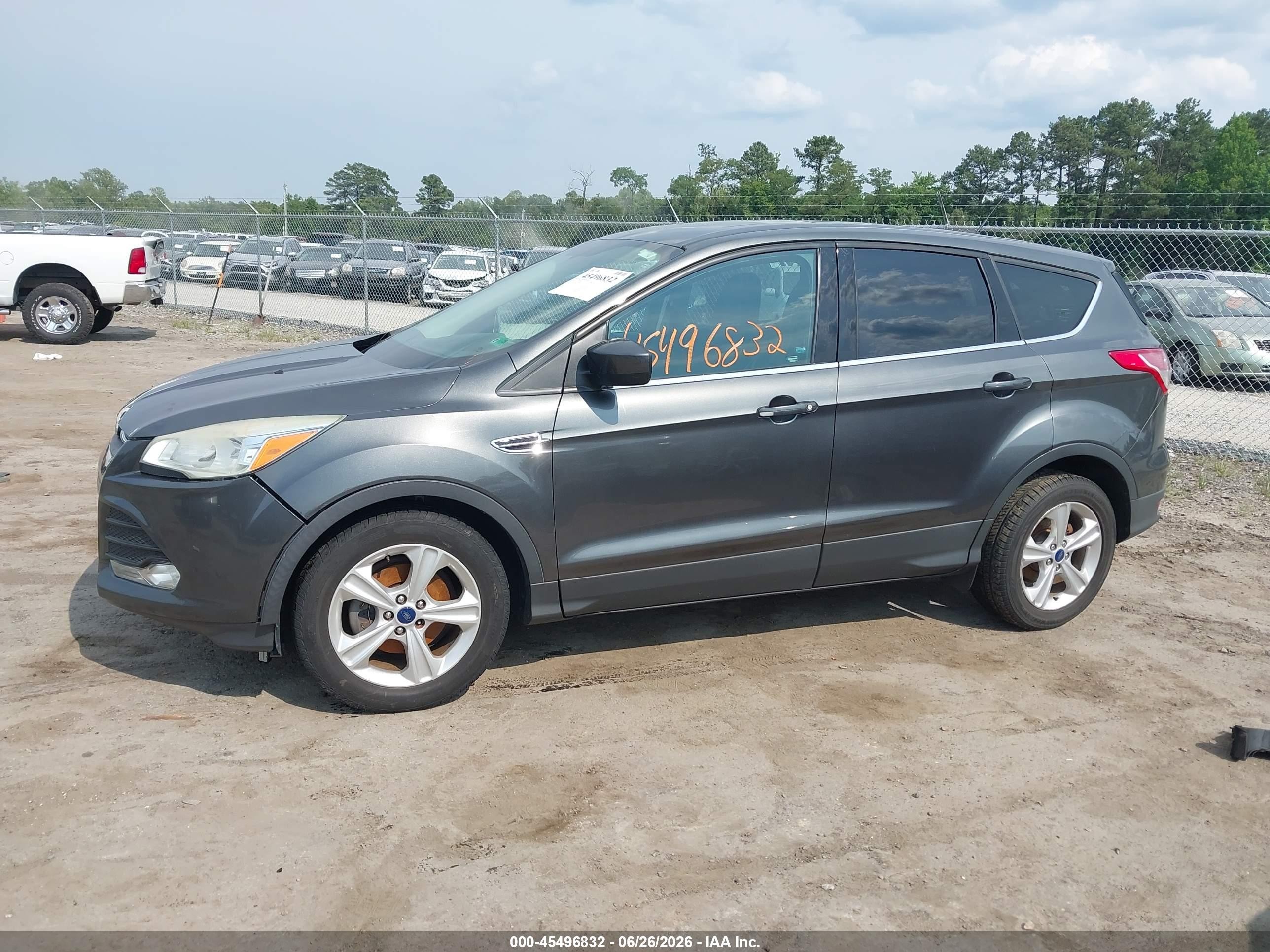 2015 Ford Escape Se Gray vin: 1FMCU0GX9FUB59908