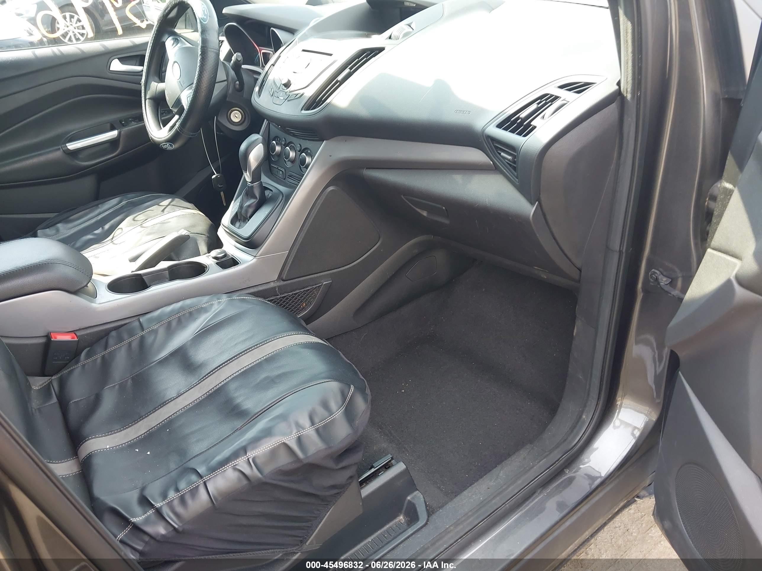 2015 Ford Escape Se Gray vin: 1FMCU0GX9FUB59908