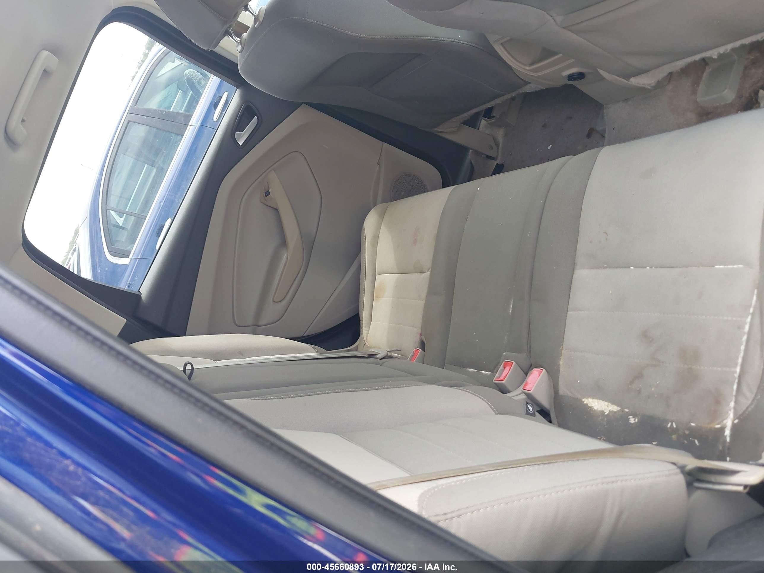 2015 Ford Escape Se Blue vin: 1FMCU0GX9FUC12977