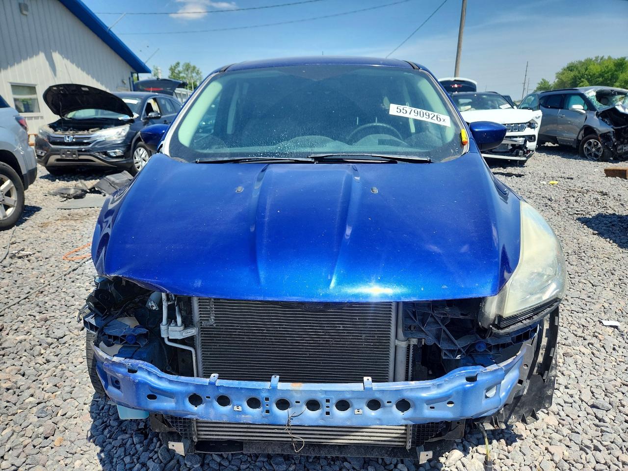2015 Ford Escape Se Blue vin: 1FMCU0GX9FUC35952