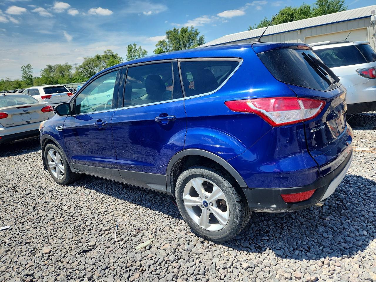2015 Ford Escape Se Blue vin: 1FMCU0GX9FUC35952