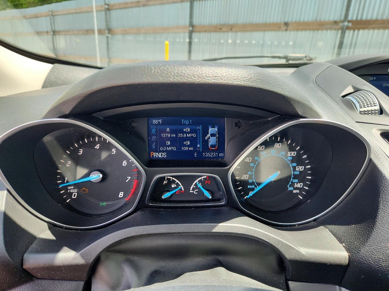 2015 Ford Escape Se Gray vin: 1FMCU0GX9FUC37491