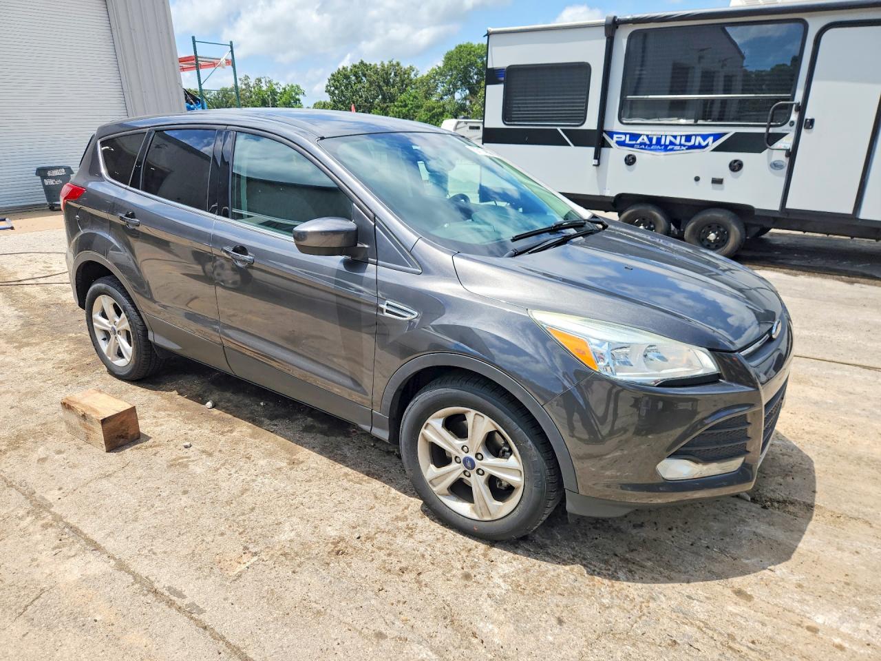 2015 Ford Escape Se Gray vin: 1FMCU0GX9FUC37491
